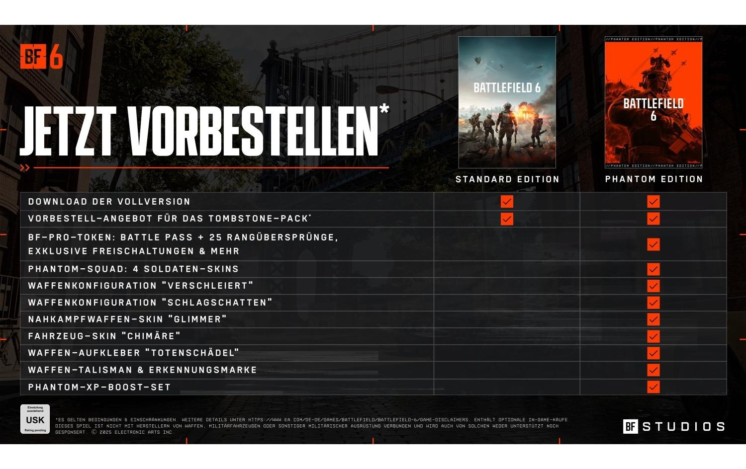 Electronic Arts Spielesoftware »Arts Battlefield 6 Phantom Edition«