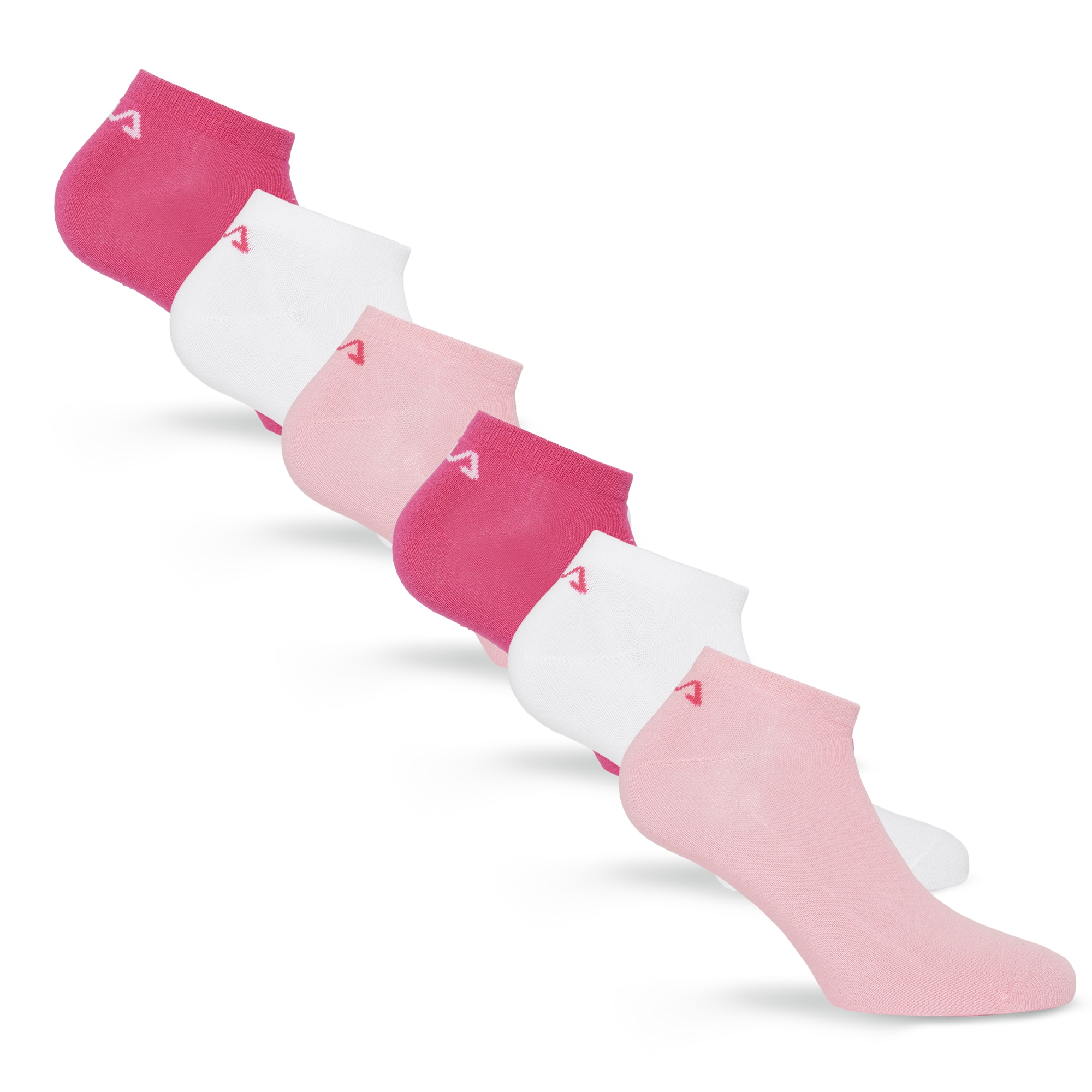 Fila Socken »UNISEX INVISIBLE PLAIN SOCKS« 6 Paar, 6 Paar tlg. mit eingestricktem Logo