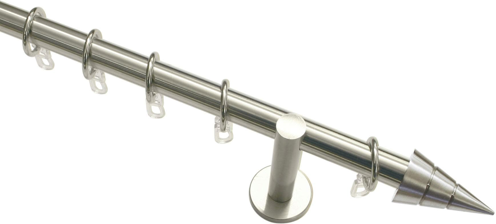 GARDINIA Tringle à rideaux »Set Metall« Ø 20 mm 1 course-läufig Fixmass 1-Lauf