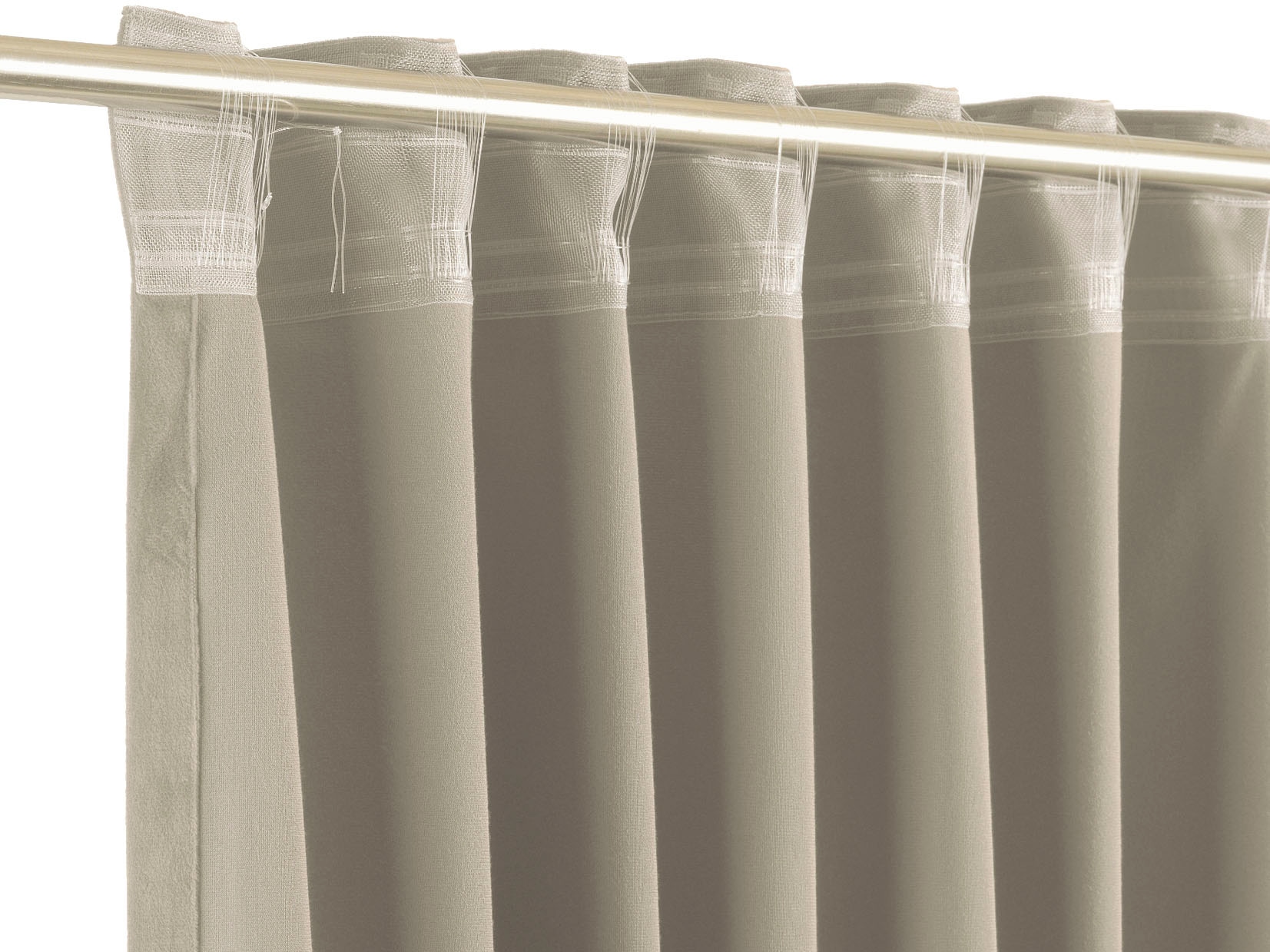 Musterring Vorhang »Velvet« verdeckte Schlaufen 1 Stk. tlg. Musterring JustB!
