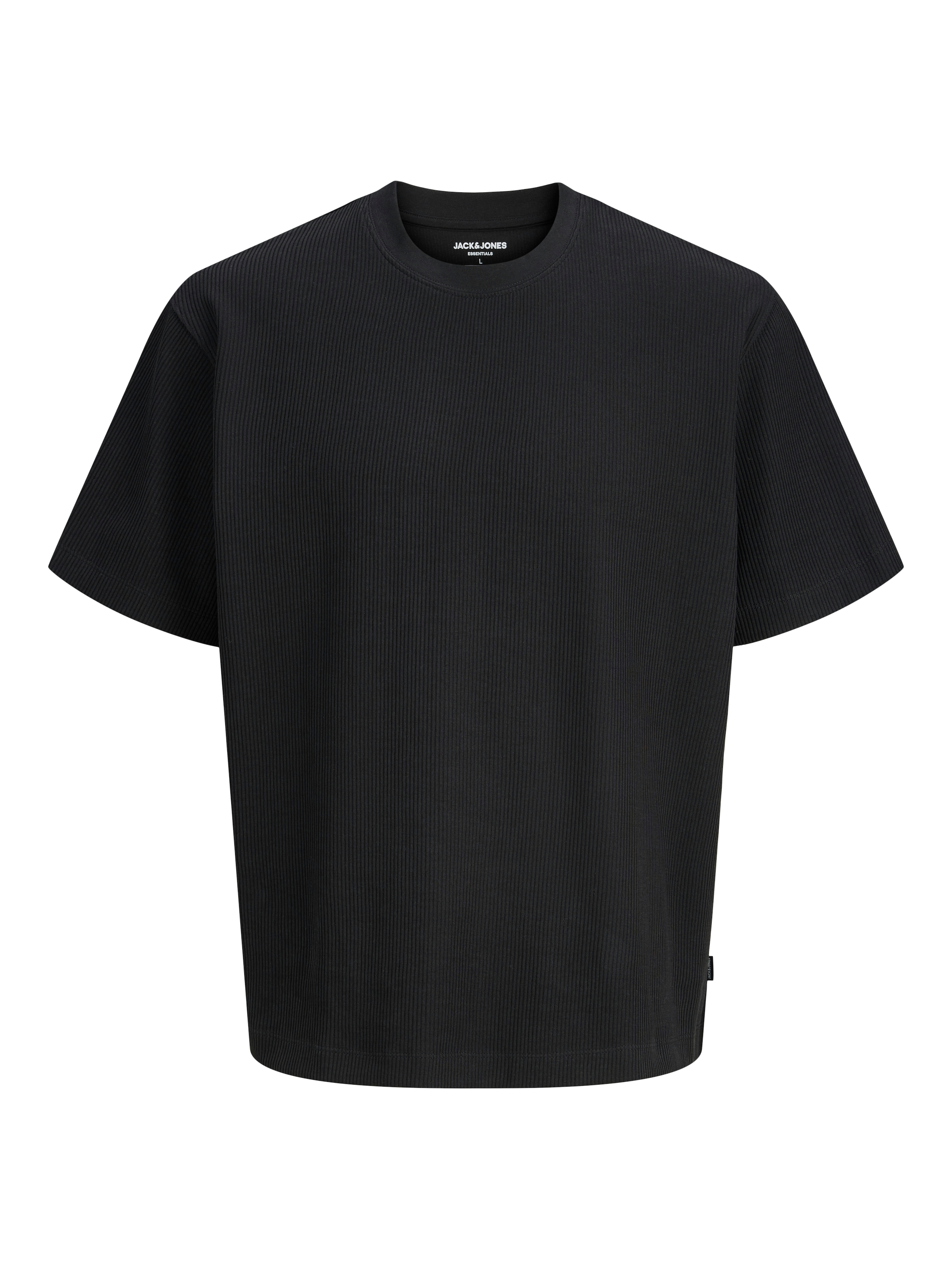 Jack & Jones Shirt à col rond »JJEHARRISON STRUCTURE TEE SS O-NECK LN« mit Rundhalsusschnitt