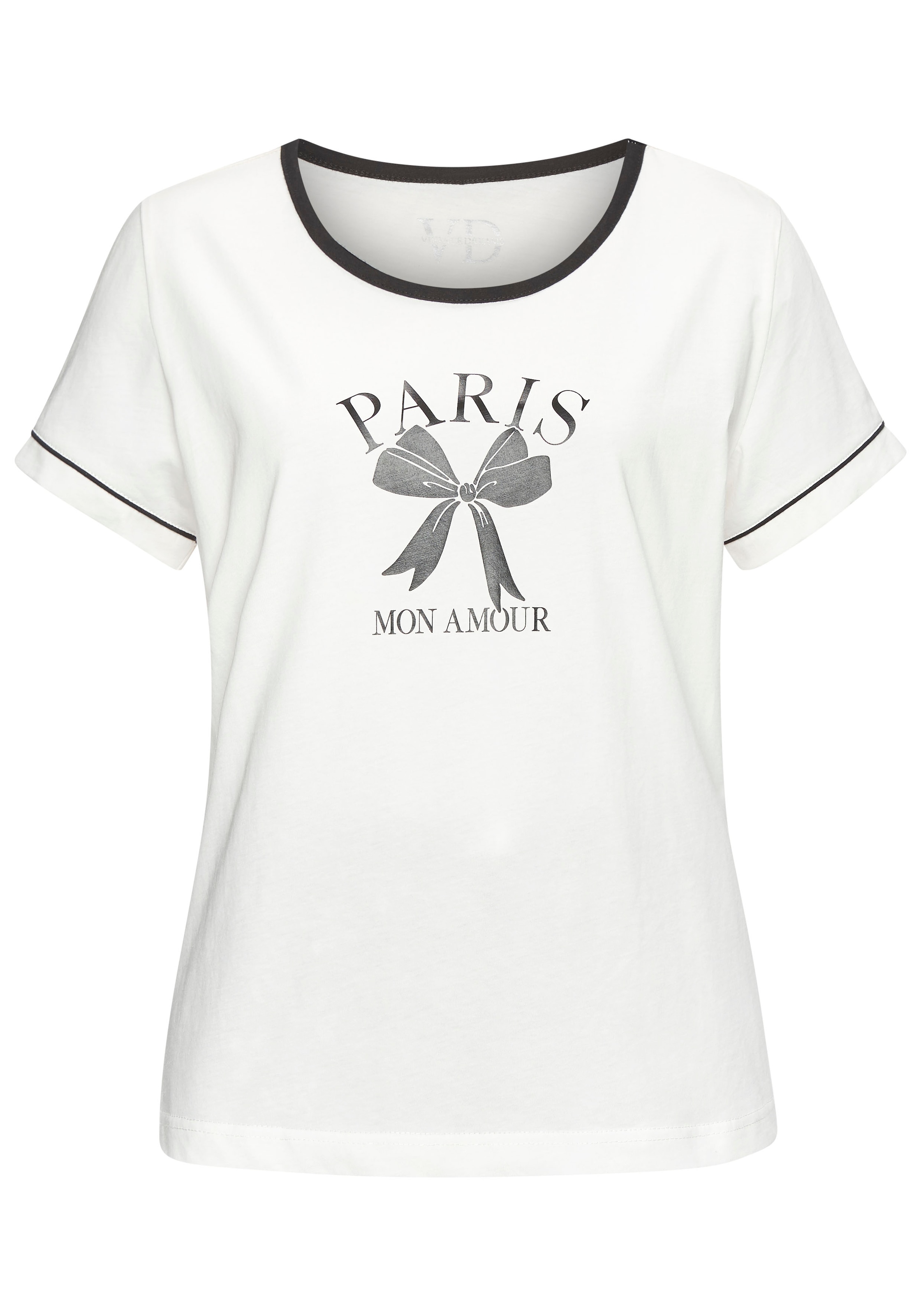 Vivance Dreams Shorty Set, 4 pièces Mit süssem Schleifenmuster