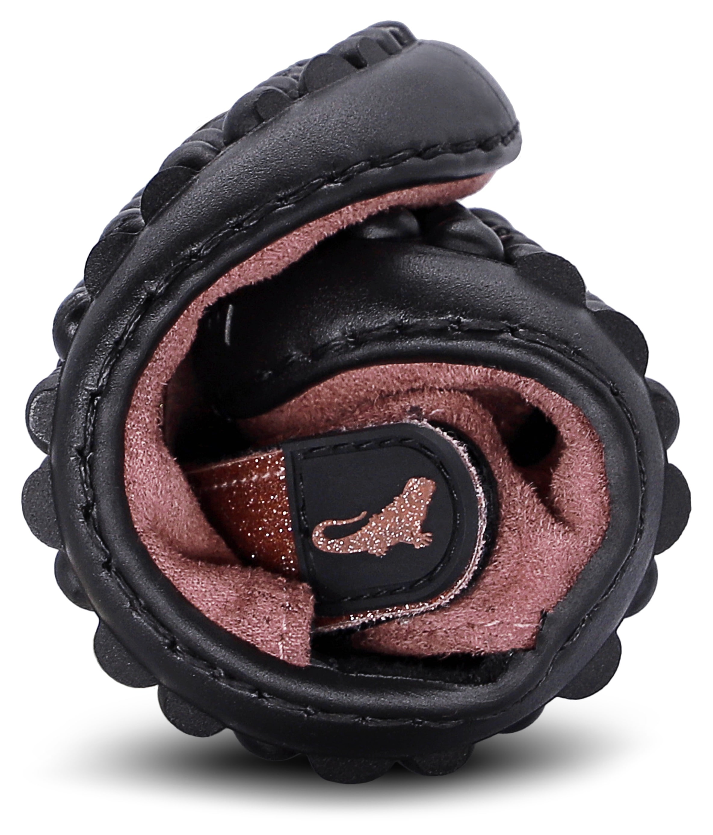 Leguano Barfussschuh »LEGUANITO JARINA«  , Halbschuh, Bequemschuh mit Glitzer und Herzapplikation