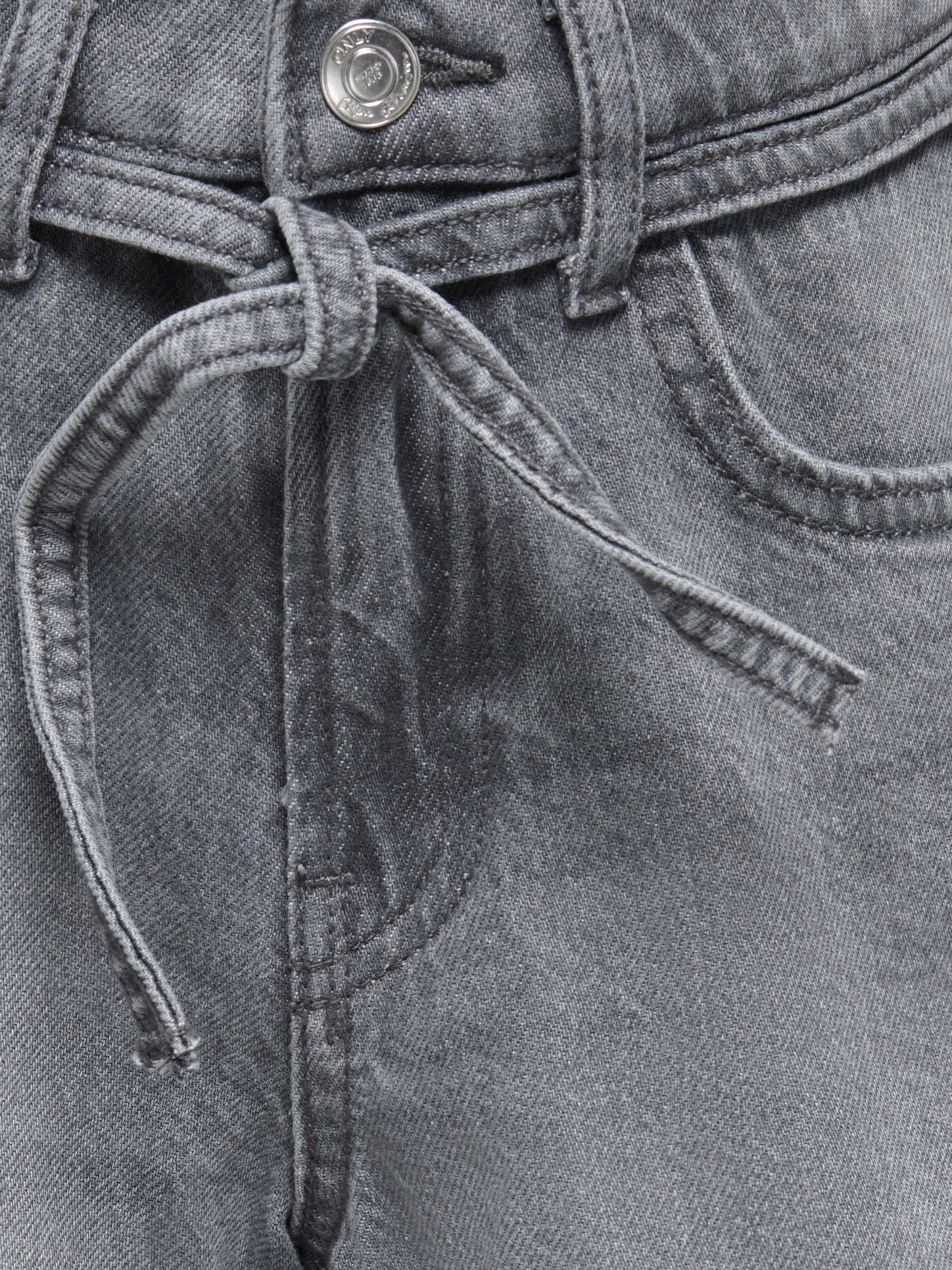 KIDS ONLY Jeansshorts »KOGGIANNA HW BELT SHORTS PIMBOX DNM NOOS« mit schmalem, dekorativen Bindeband in der Taille