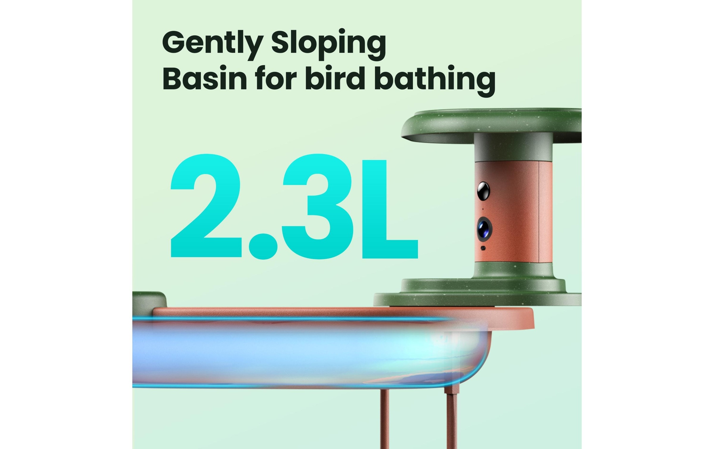 Birdfy Mangeoire pour oiseaux »Jolly V« Vogelfutterspender mit Kamera und Solarpanel