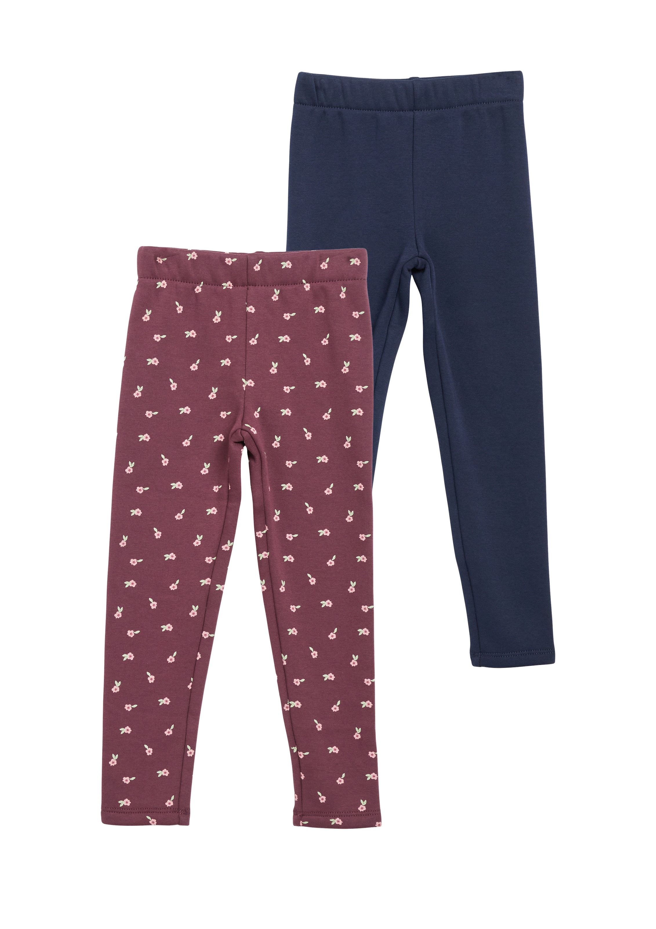 s.Oliver Junior Thermoleggings  Weiche Fleece-Qualität im Materialmix / für Girls / 2er Pack