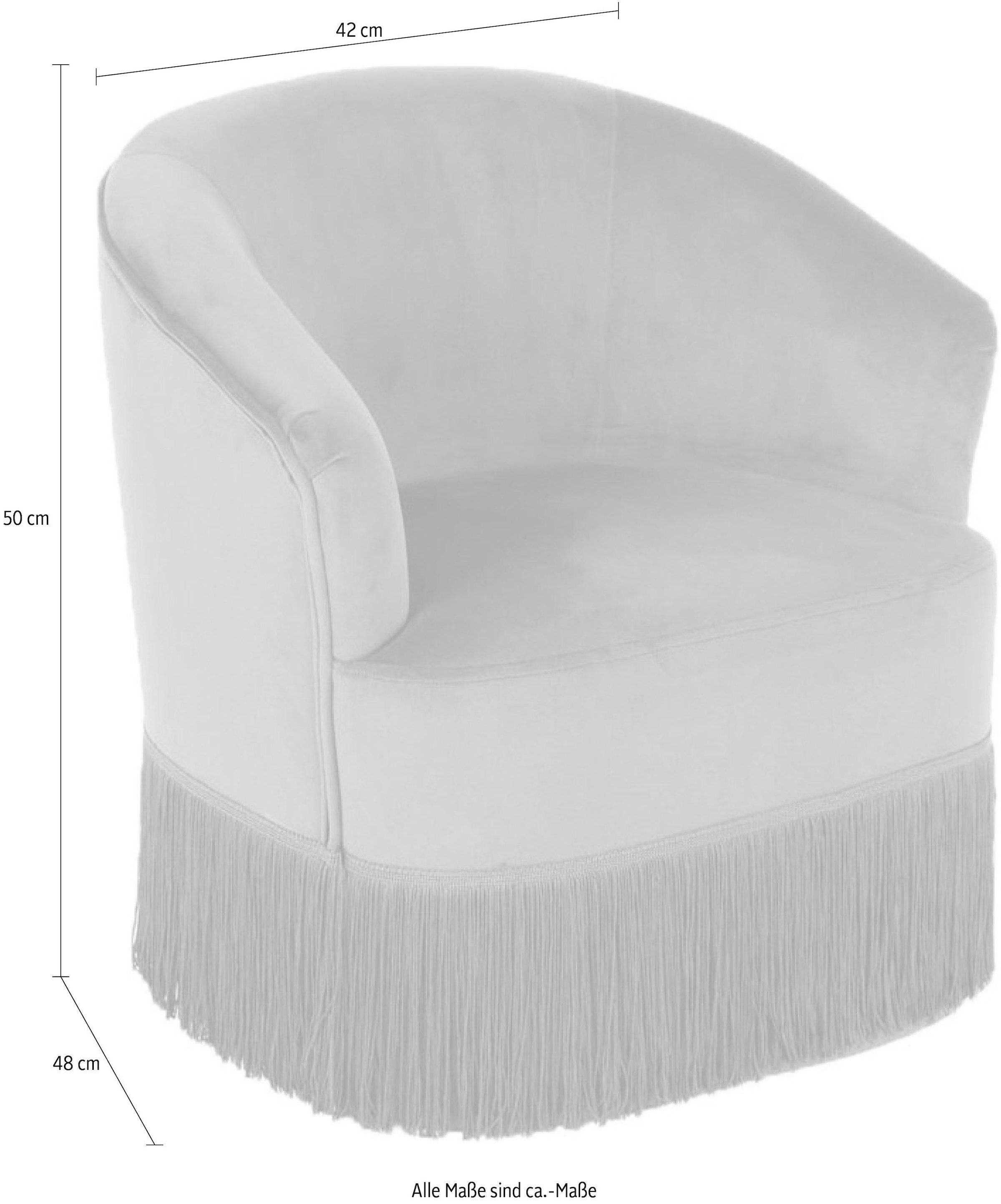 Kayoom Fauteuil »Kinderstuhl Alfred 225 , Kindersessel« 1 cuis tlg. samtweicher Bezug, gemütlicher Sitz, samtweicher Bezug