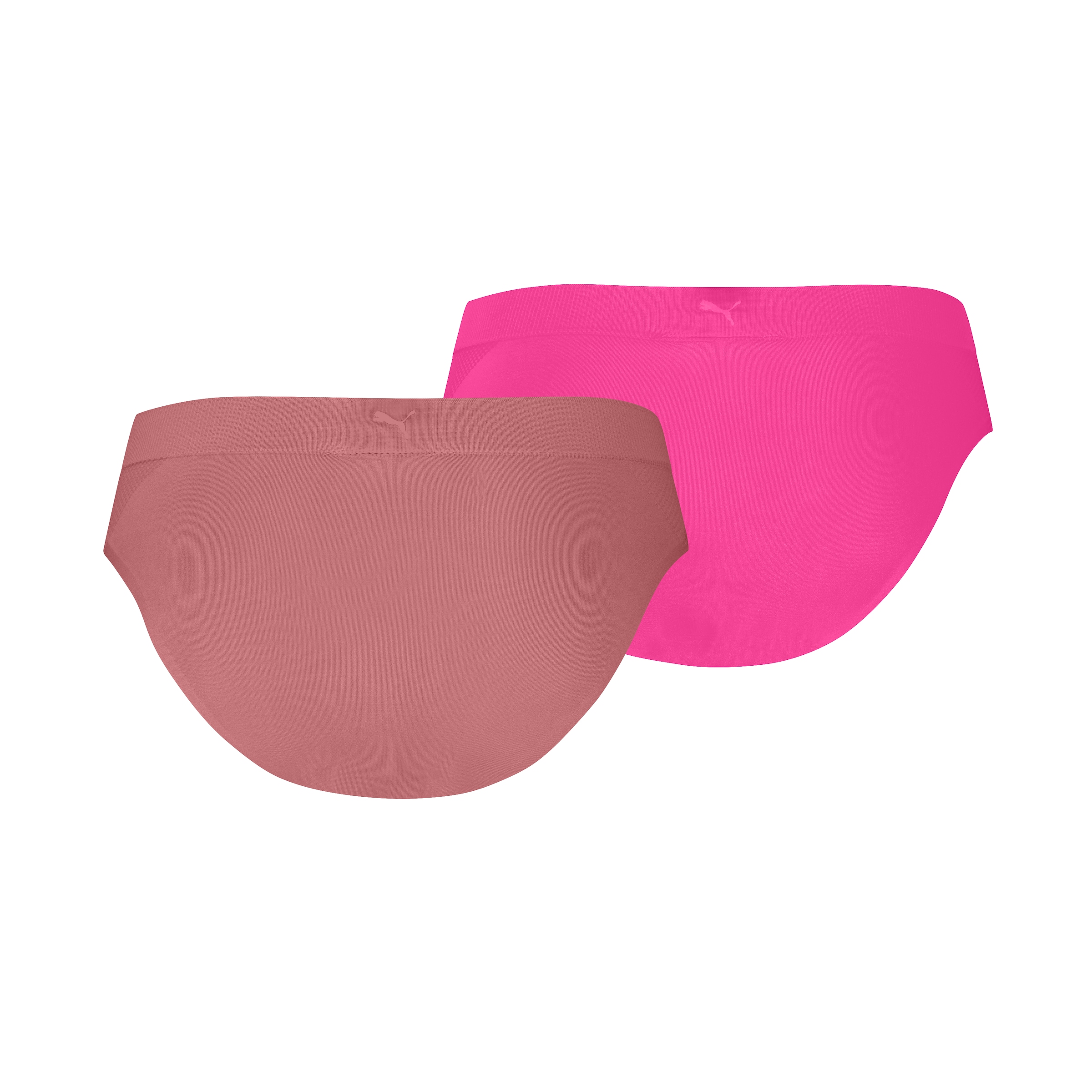 PUMA Slip »PUMA WOMEN 3D KNIT SPORT BRIEFS 2P« bords sans couture pour un ajustement invisible