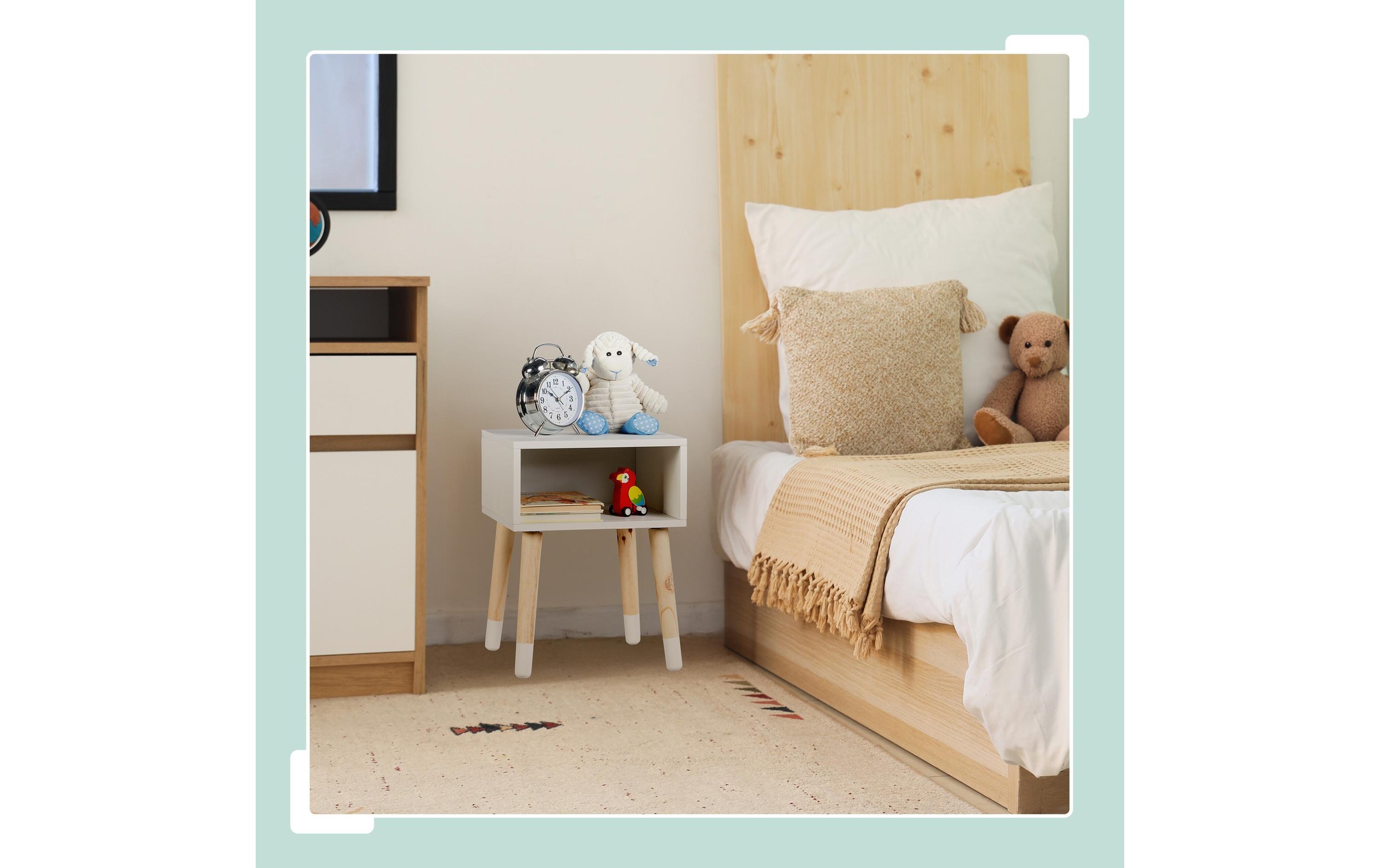 relaxdays Nachttisch »für Kinder 30 x 40 cm«