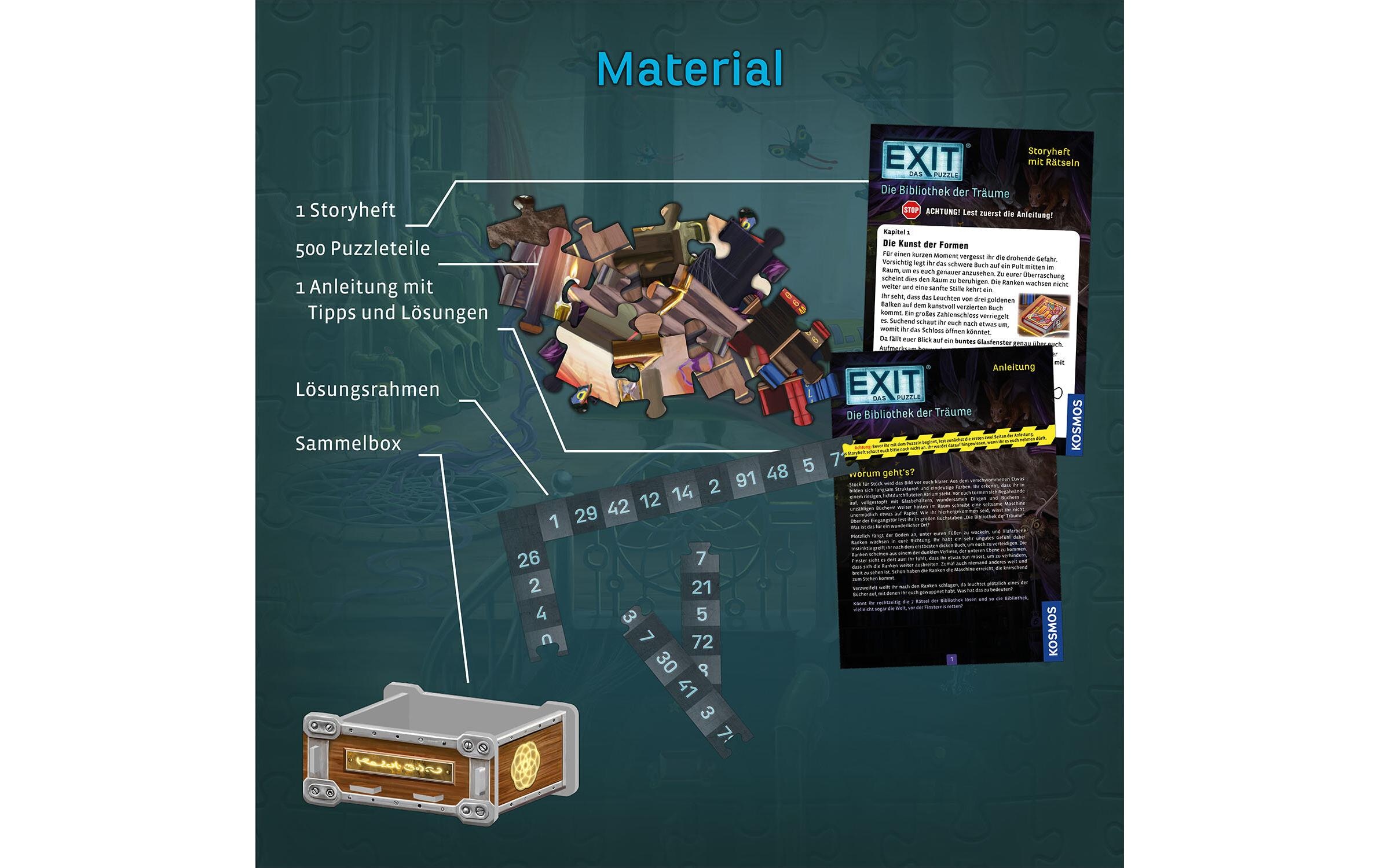Kosmos Puzzle »EXIT Das Puzzle: Die Bibliothek der Träume«