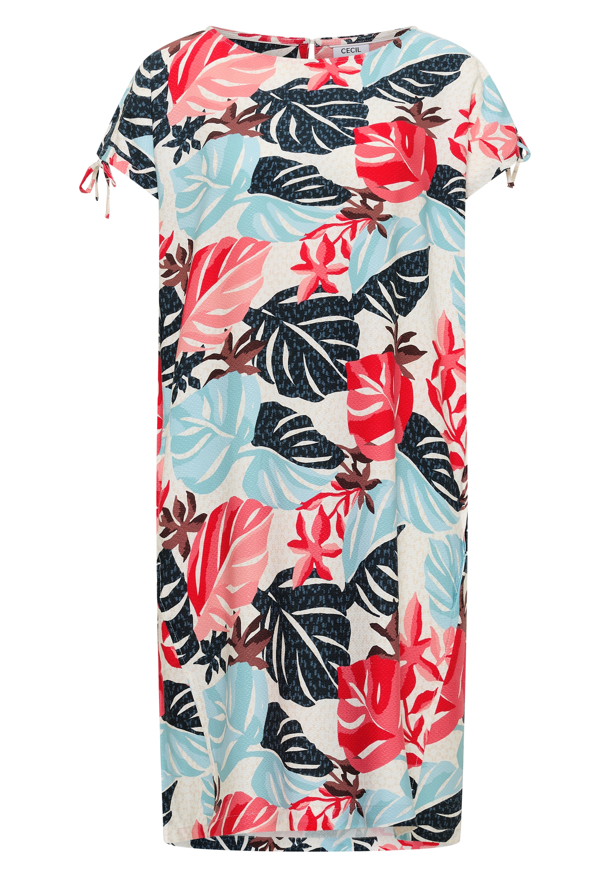 Cecil Robe d'été Sommerkleid, Rundhalsausschnitt, Viskose