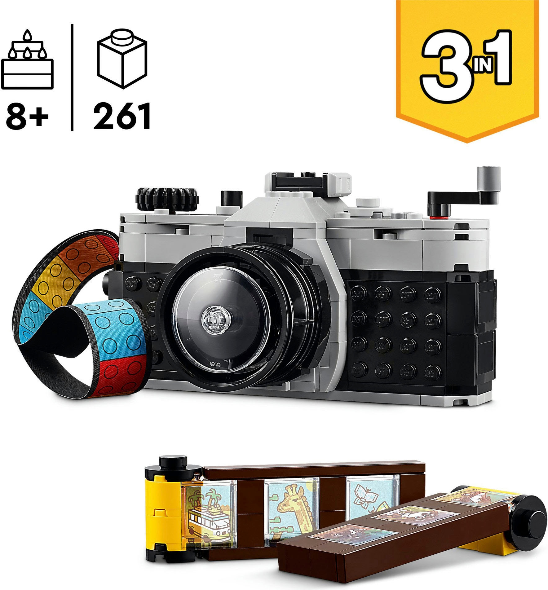 LEGO® Pions de construction »Retro Kamera (31147), LEGO Creator 3in1« Made in Europe