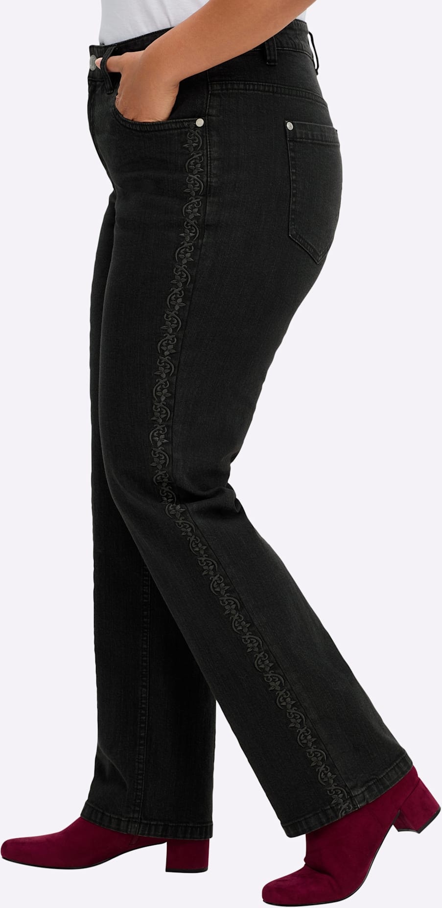 Sheego Jeans confortables 1 cuis