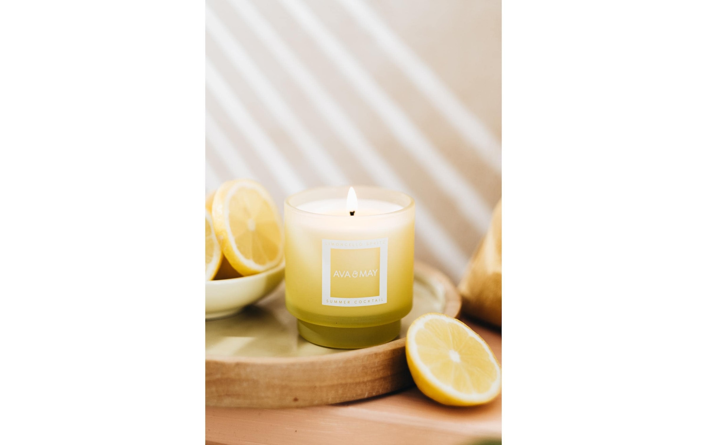 AVA & MAY Bougie parfumée »Limoncello Spritz 200 g«