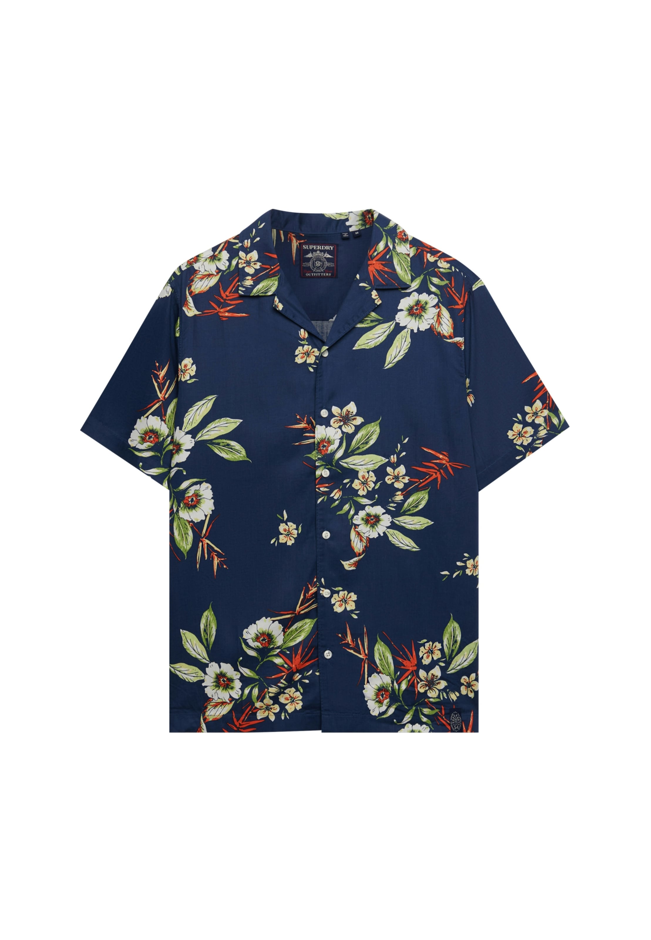 Superdry Chemise hawaïenne »HAWAIIAN PRINT S/S SHIRT« mit sommerlich coolem Hawaii-Blumen-Print