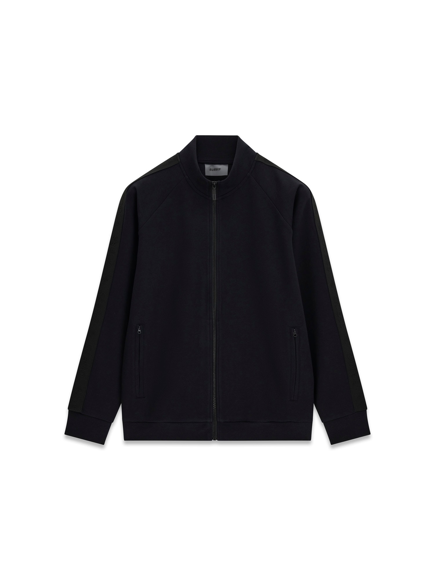 Guess Sweatjacke »THOR« Stehkragen, Regular Fit, Reissverschlusstaschen
