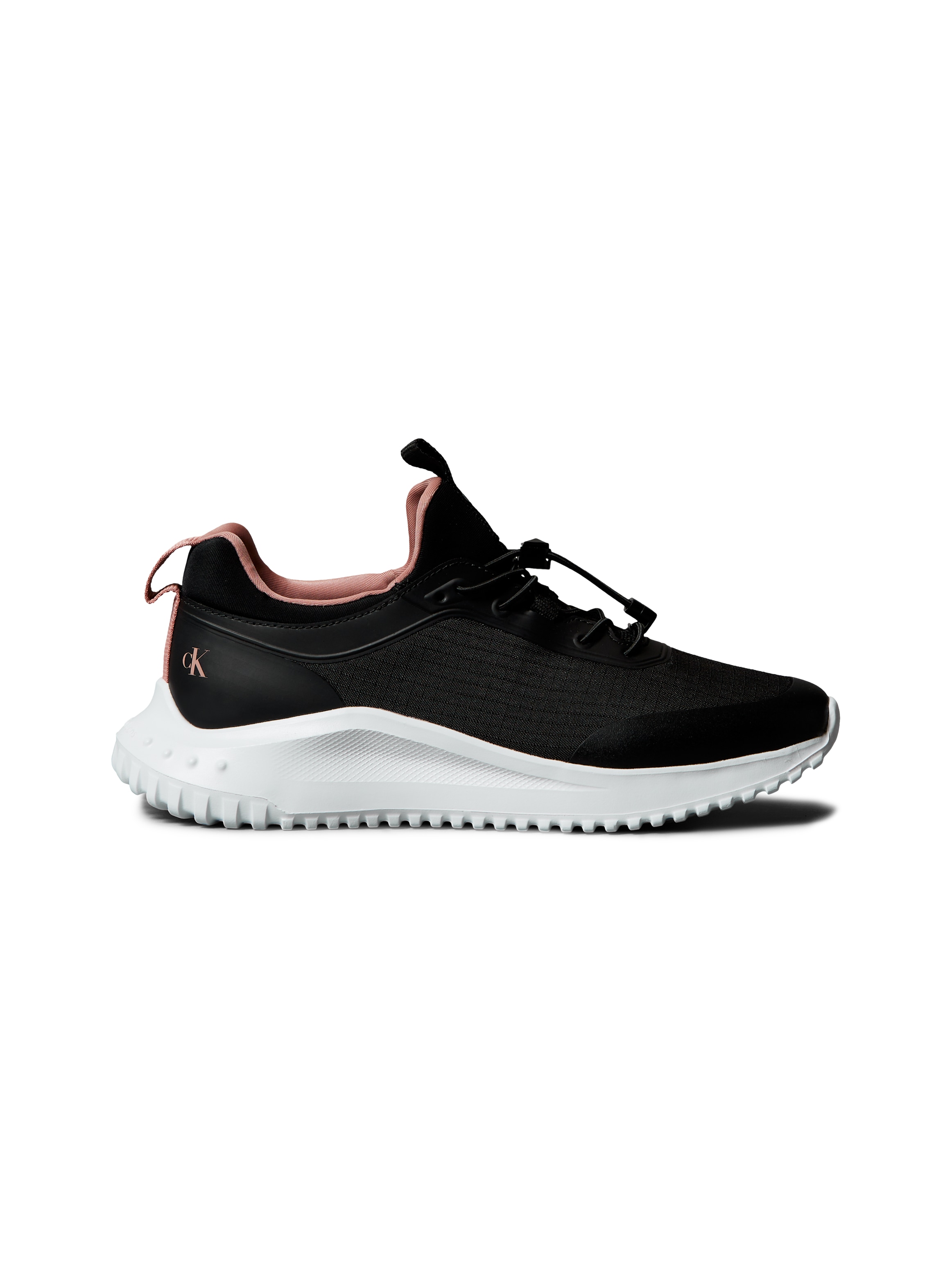 Calvin Klein Jeans Baskets slip-on »EVA RUNNER LACEUP SOCK MAT MIX«  chaussure à enfiler, chaussure basse, sneaker de loisirs avec languette d’enfilage