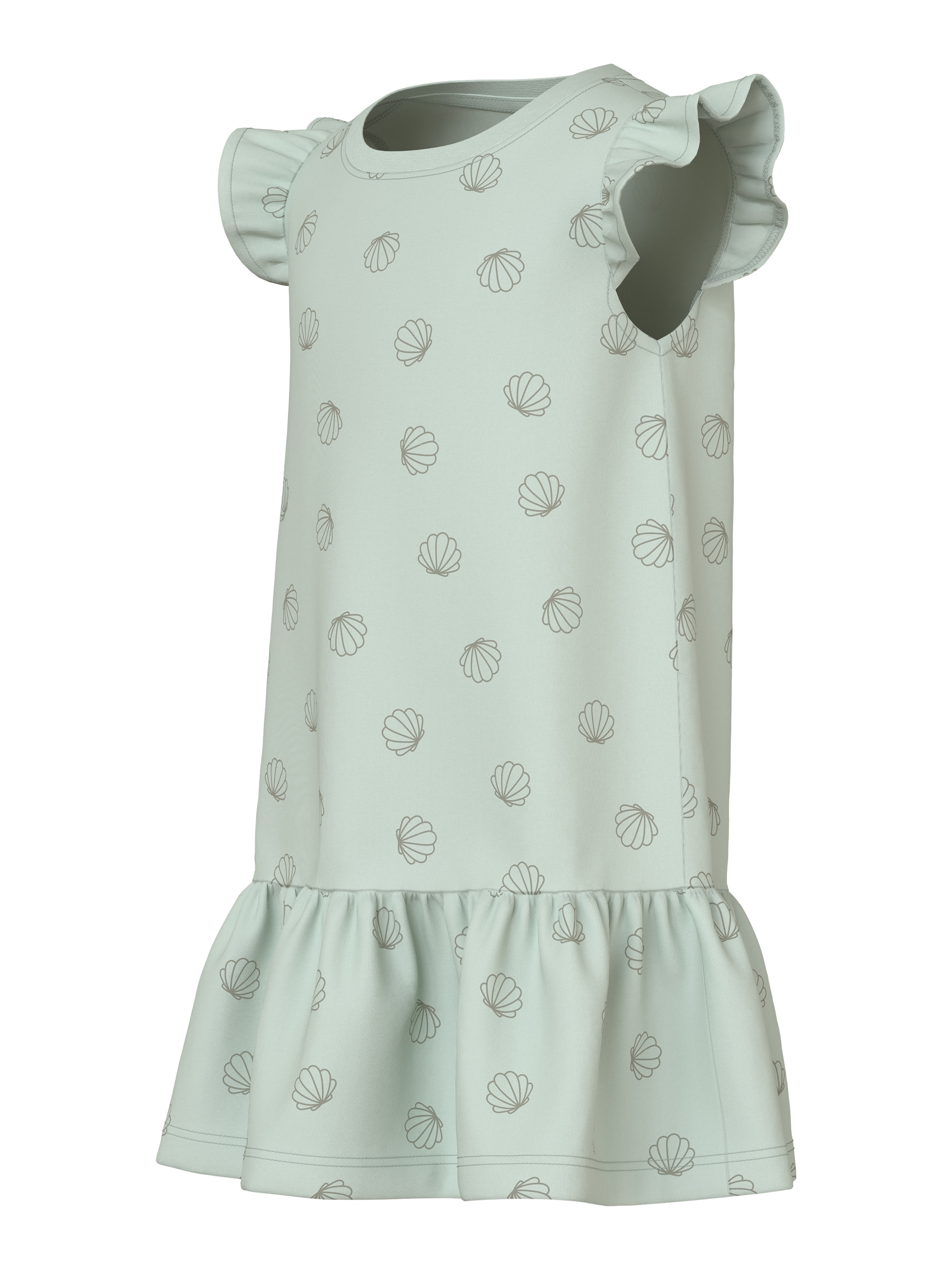 Name It Mini-robe »NMFVIDA CAPSL DRESS« mit Volants und im sommerlichen Alloverdruck