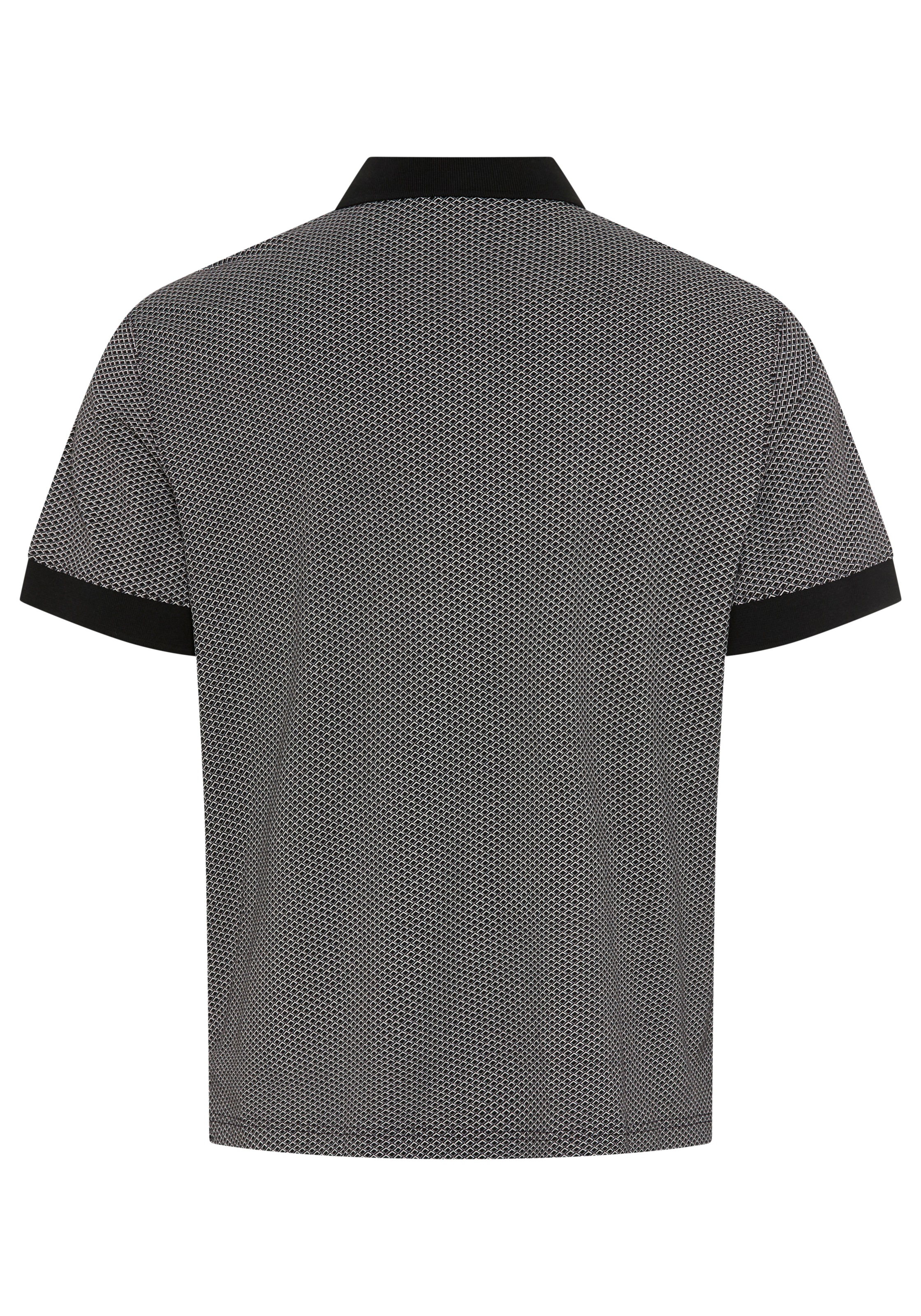Man's World Plus Poloshirt »auch in Grosse Grössen bis Gr. 7XL Ärmel-Fit« Regular Fit, Kurzarm, mit Seitenschlitzen, gemustert