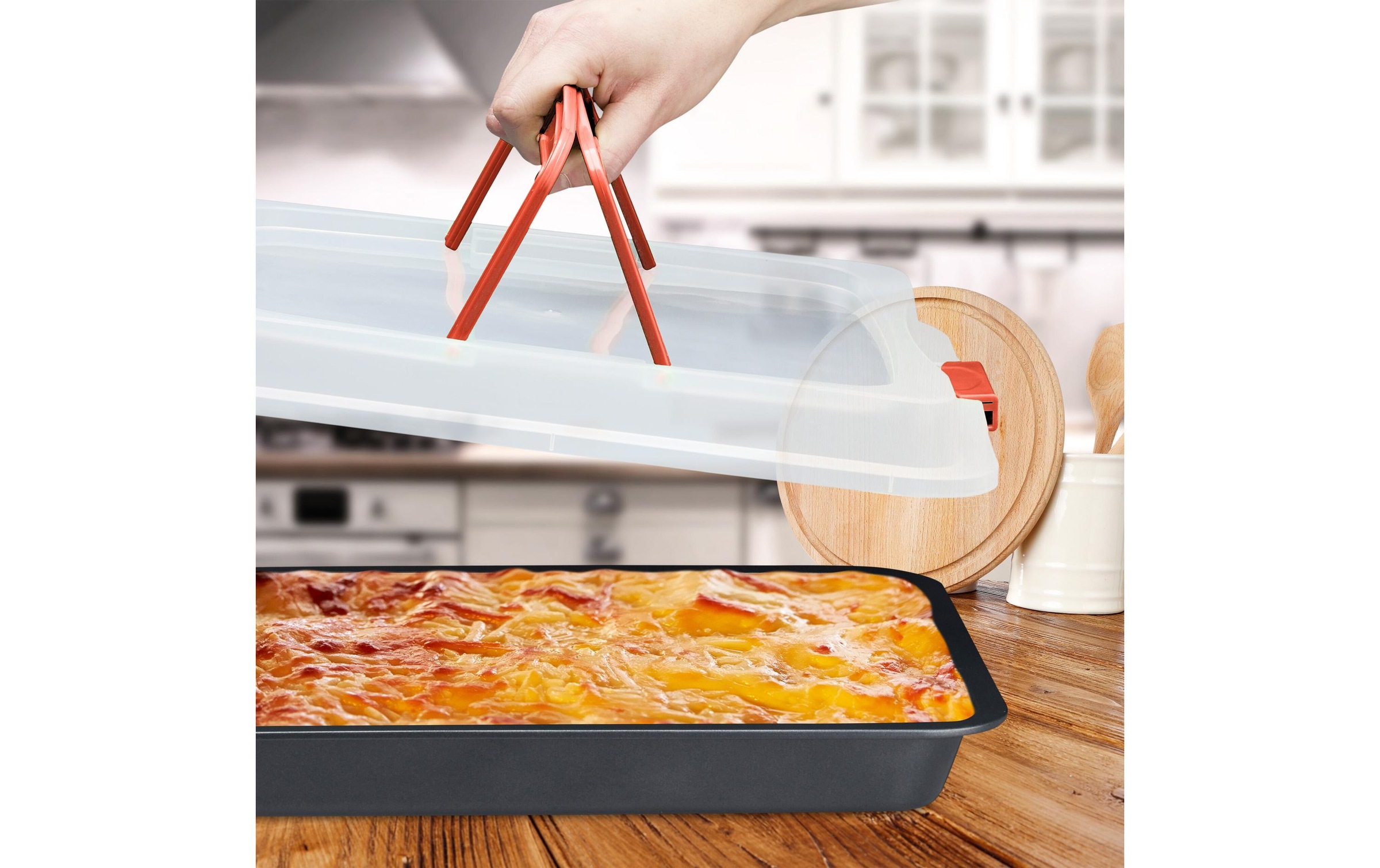 relaxdays Plaque de cuisson »mit Deckel Carbon-Stahl« acier | plastique