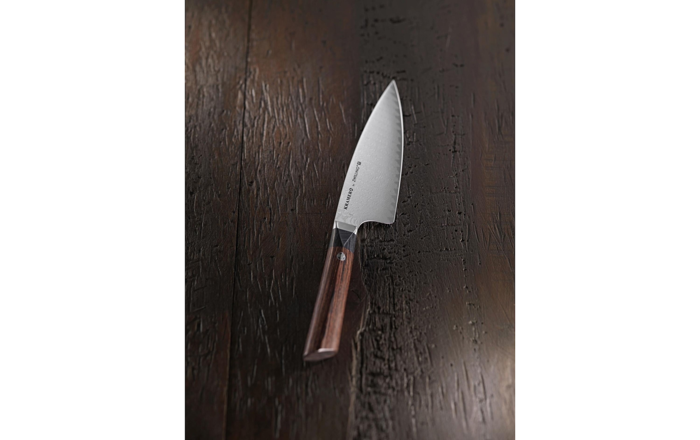 Zwilling Couteau Santoku »Kramer Meiji 18 cm« Japanisches Santokumesser mit markanter Damast-Klinge