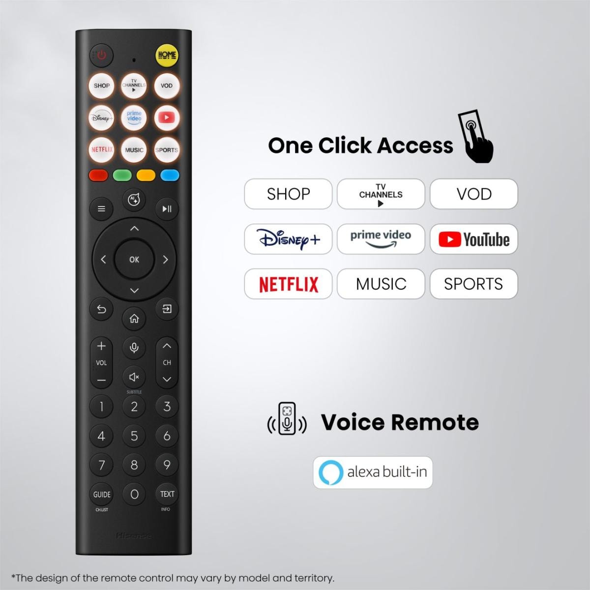 Hisense QLED-Fernseher »55U7DSE« 139 cm/55 ″ Smart-TV