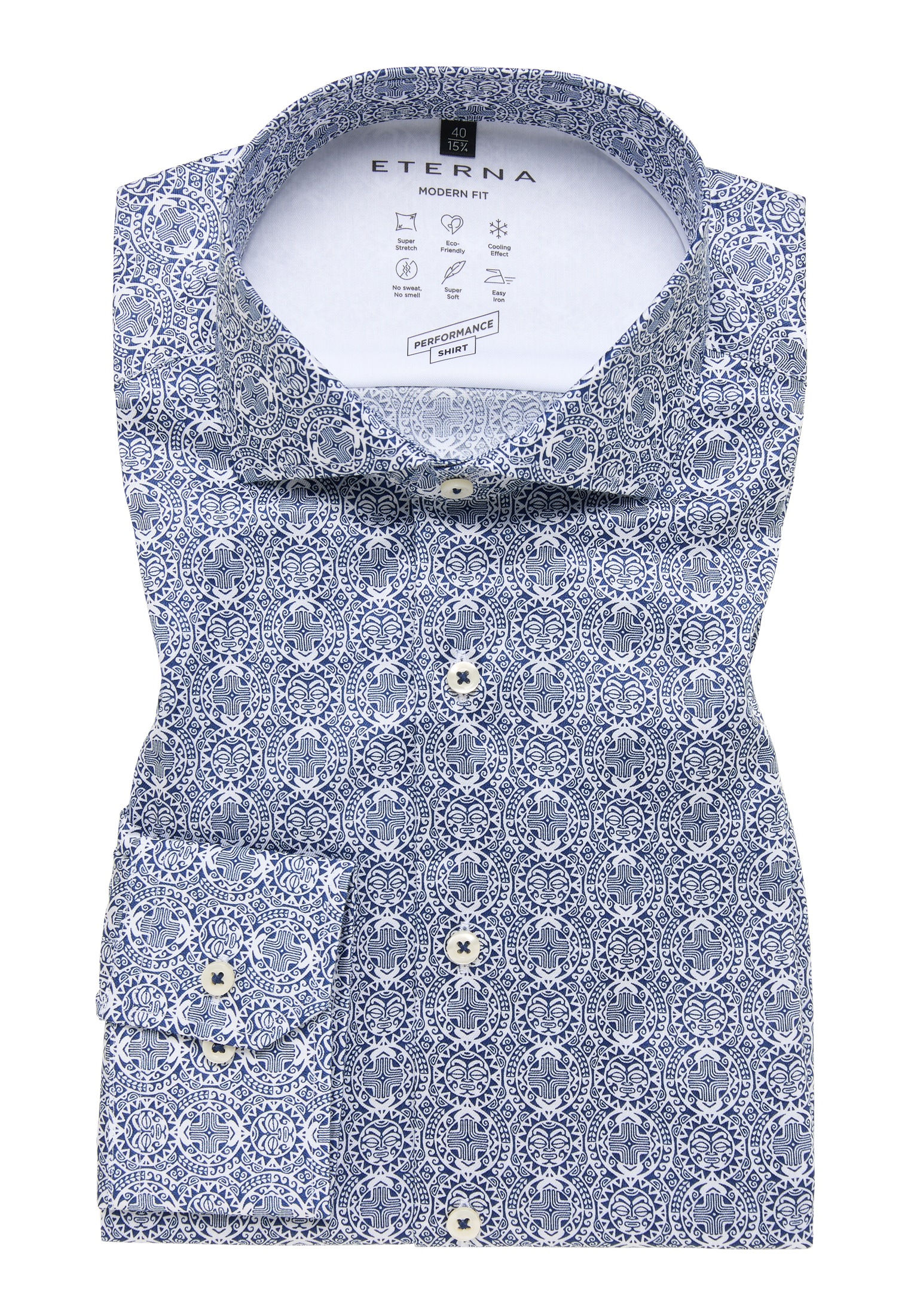 Eterna Chemise à manches longues »MODERN FIT« EASY IRON (bügelleicht)