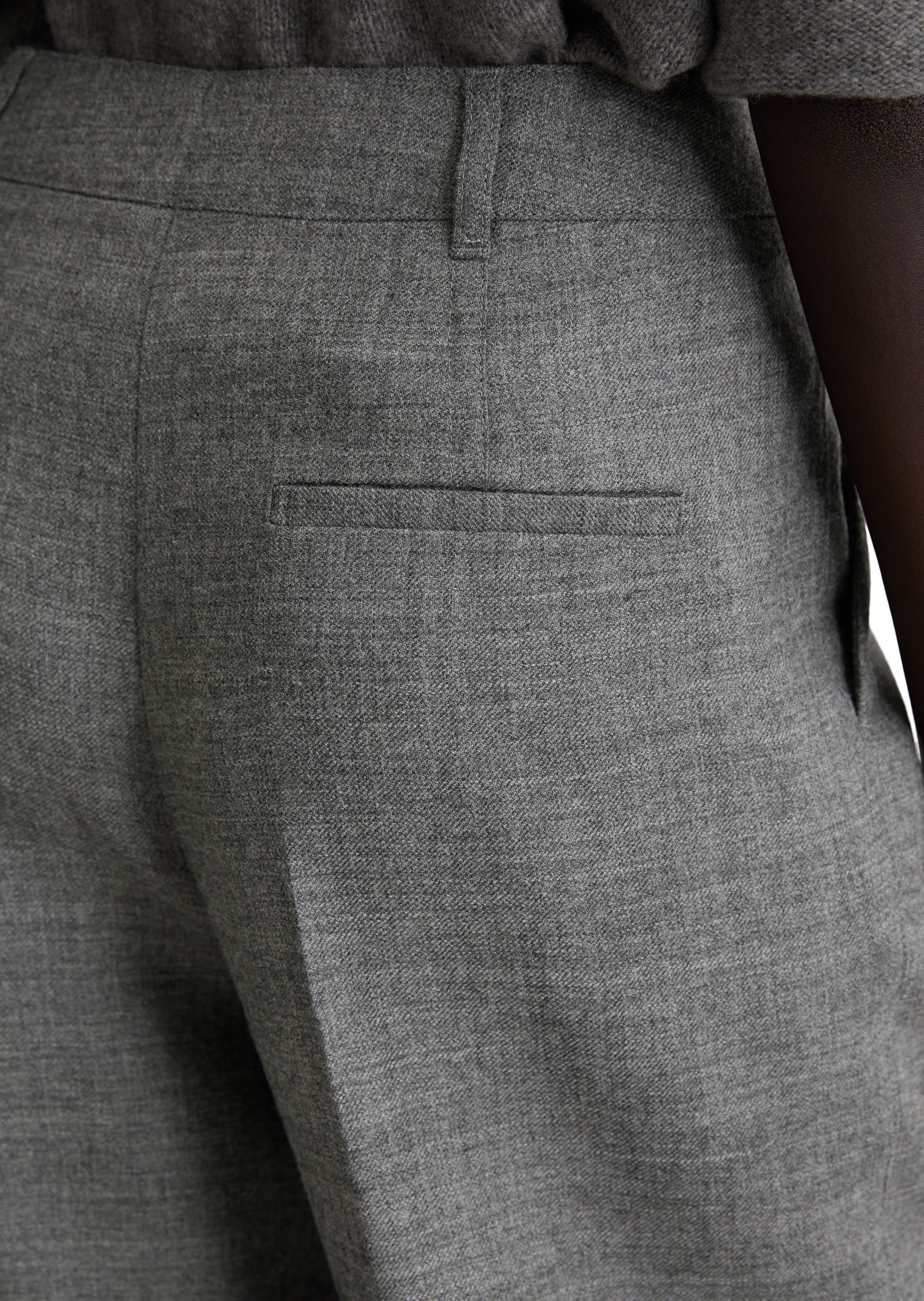 Marc O'Polo Pantalon de costume »weit aus italienischem Woll-Twill«  mit Bund- und Bügelfalte, mittlere Bundhöhe