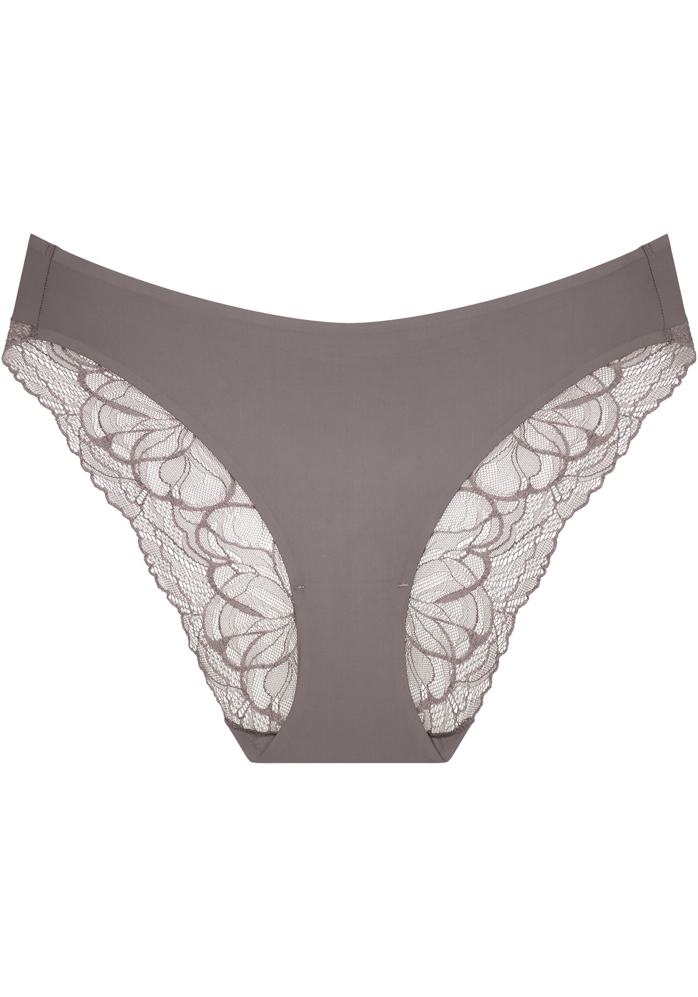 Triumph Slip tai »Body Make-Up Illusion Lace« florale Stretch-Spitze, hoher Beinausschnitt, weiche Microfaser