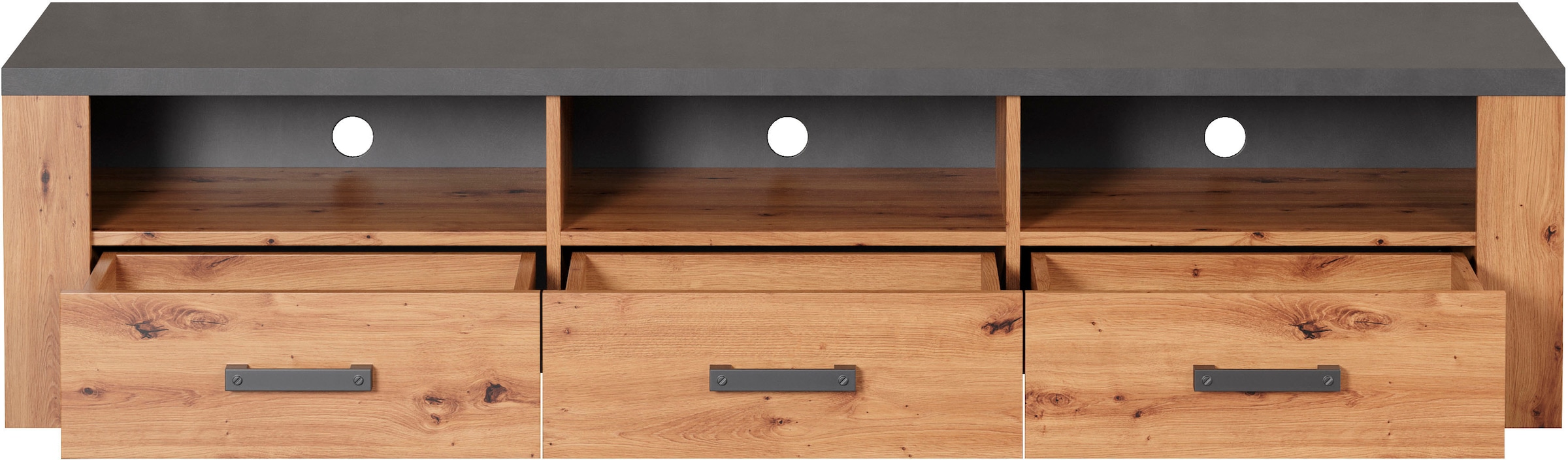 Home affaire Tableau TV »Ambres« 1 cuis tlg. TV-Board, 3 Schubkasten, 3 Fächer, Soft-Close - (B/T/H) 180/50/43 cm