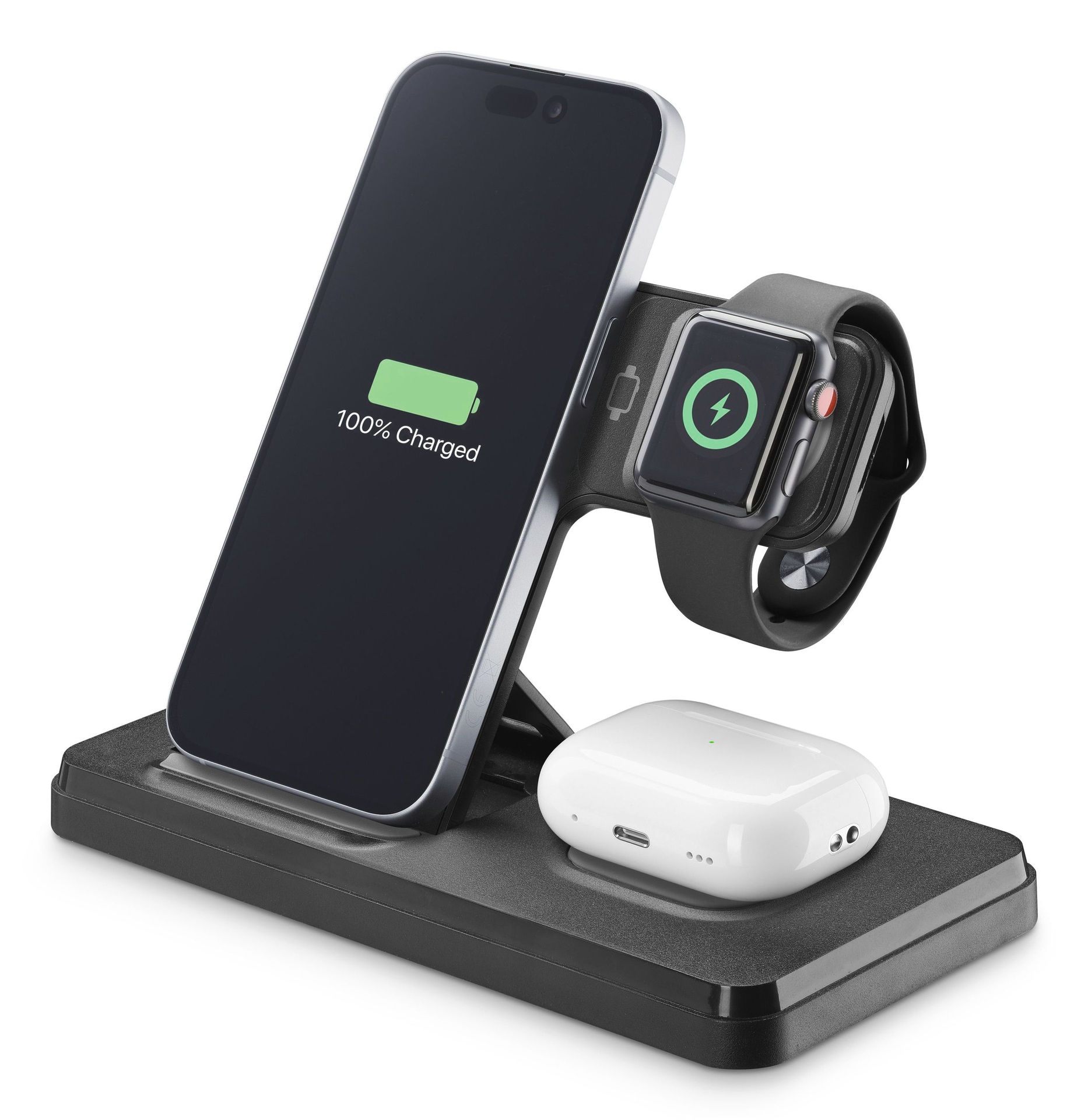 Cellularline Station de charge »3in1 Triple Wireless Station 15 W«