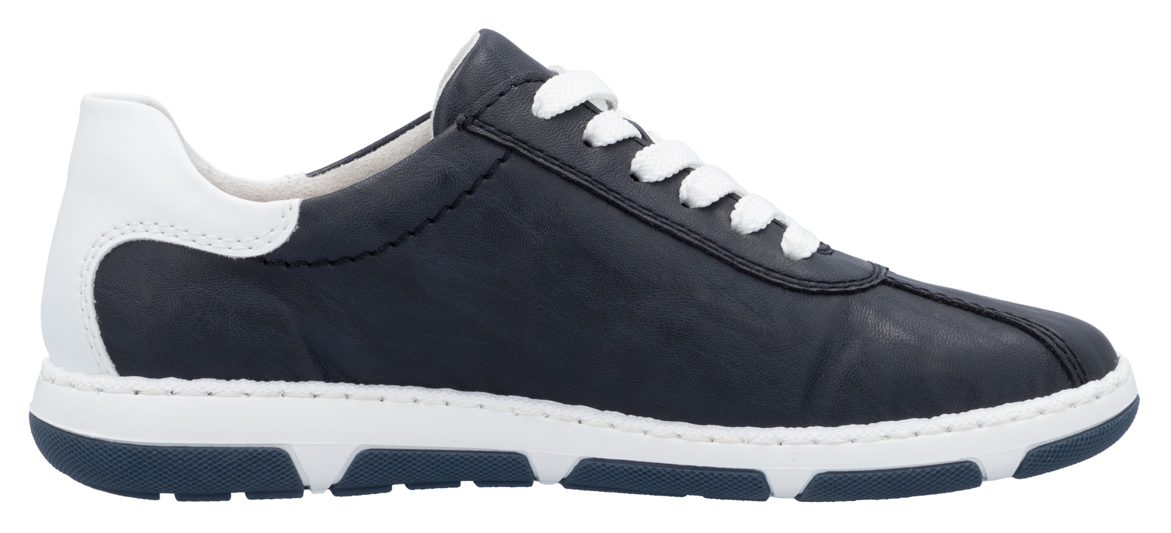 Rieker Sneaker  , Halbschuh, Freizeitschuh, Schnürschuh mit gepolstertem Schaftrand