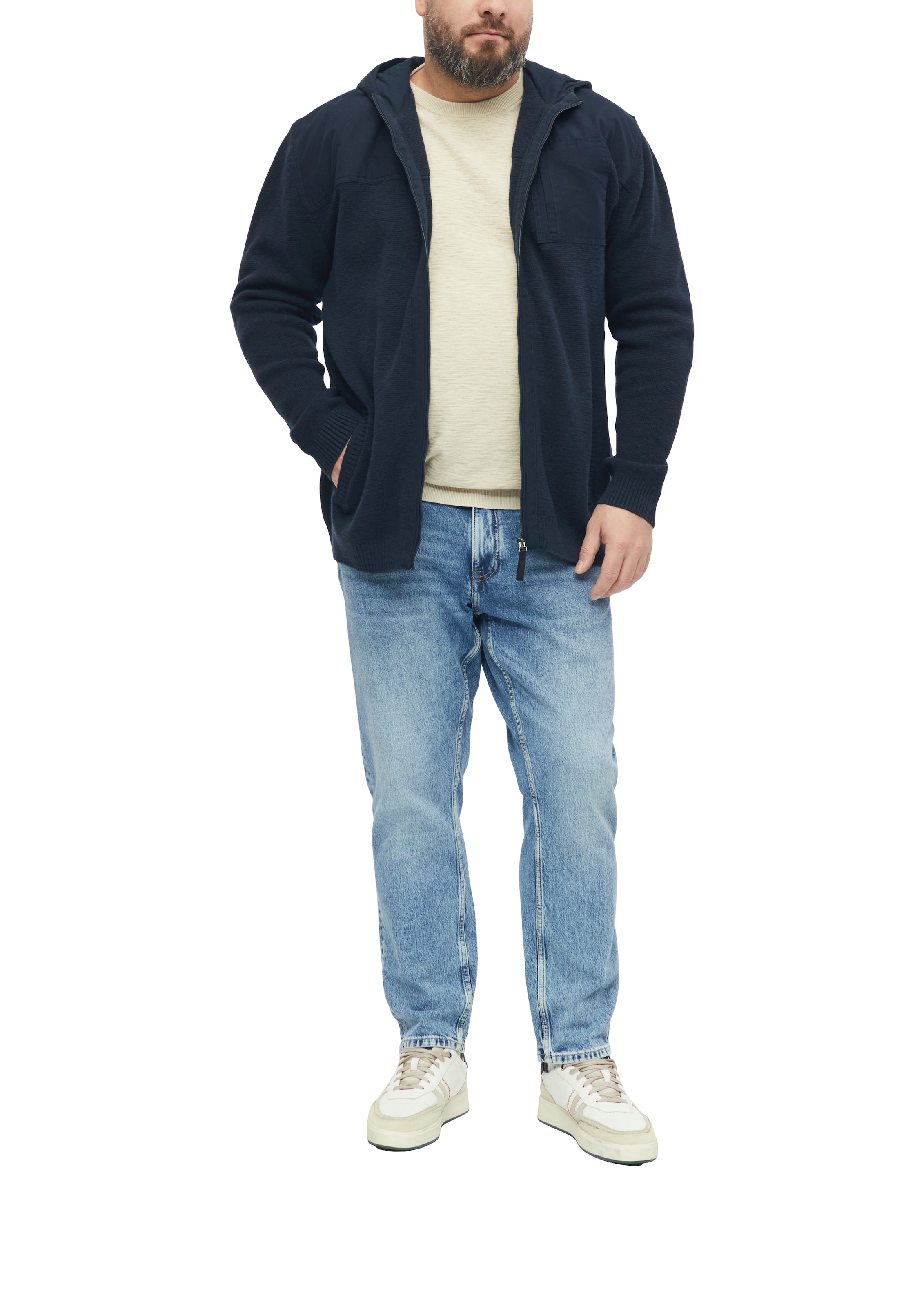 s.Oliver Men Big Sizes Strickpullover mit Rundhals / Grosse Grössen