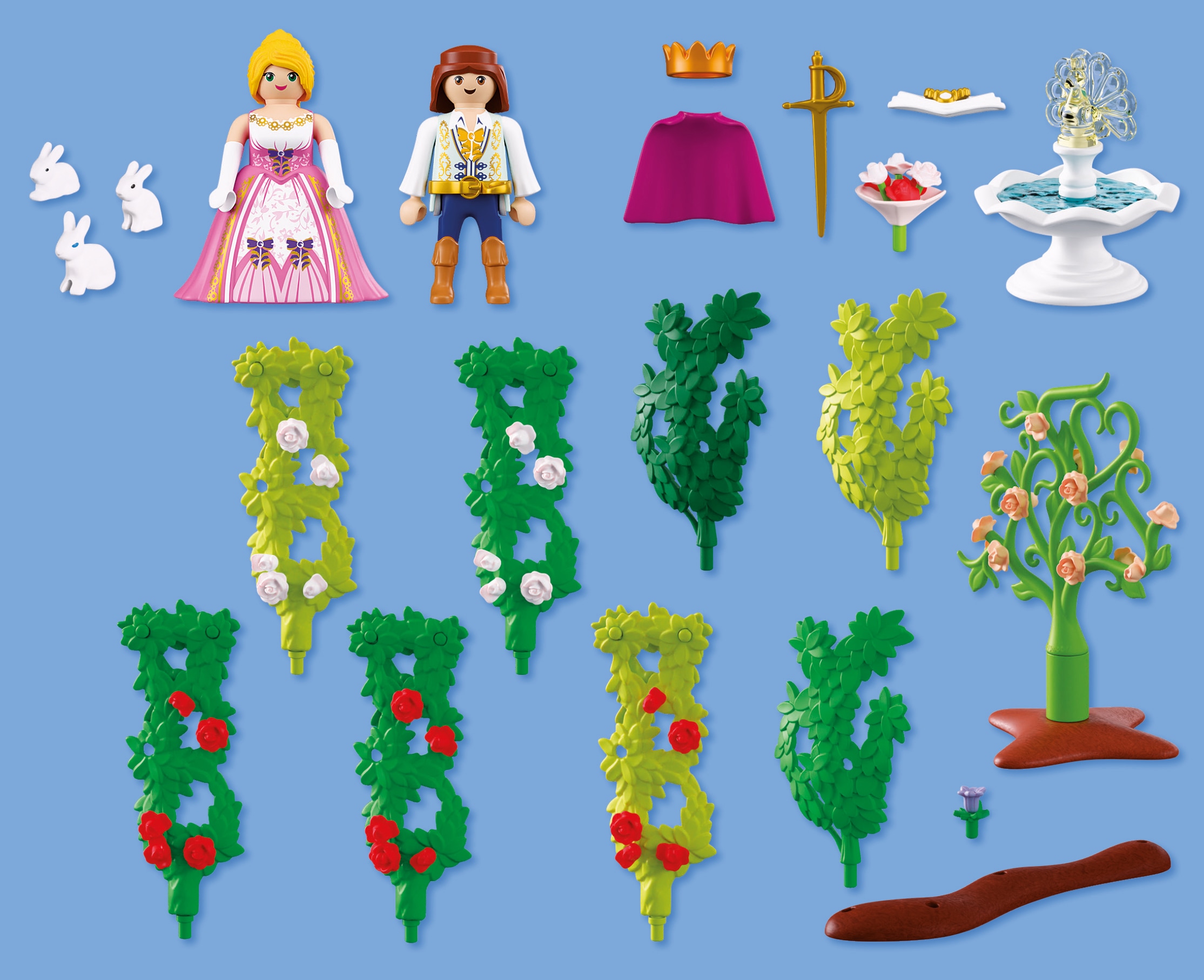 Playmobil® Jeu de construction »Königlicher Irrgarten (72053), Princess« Made in Europe
