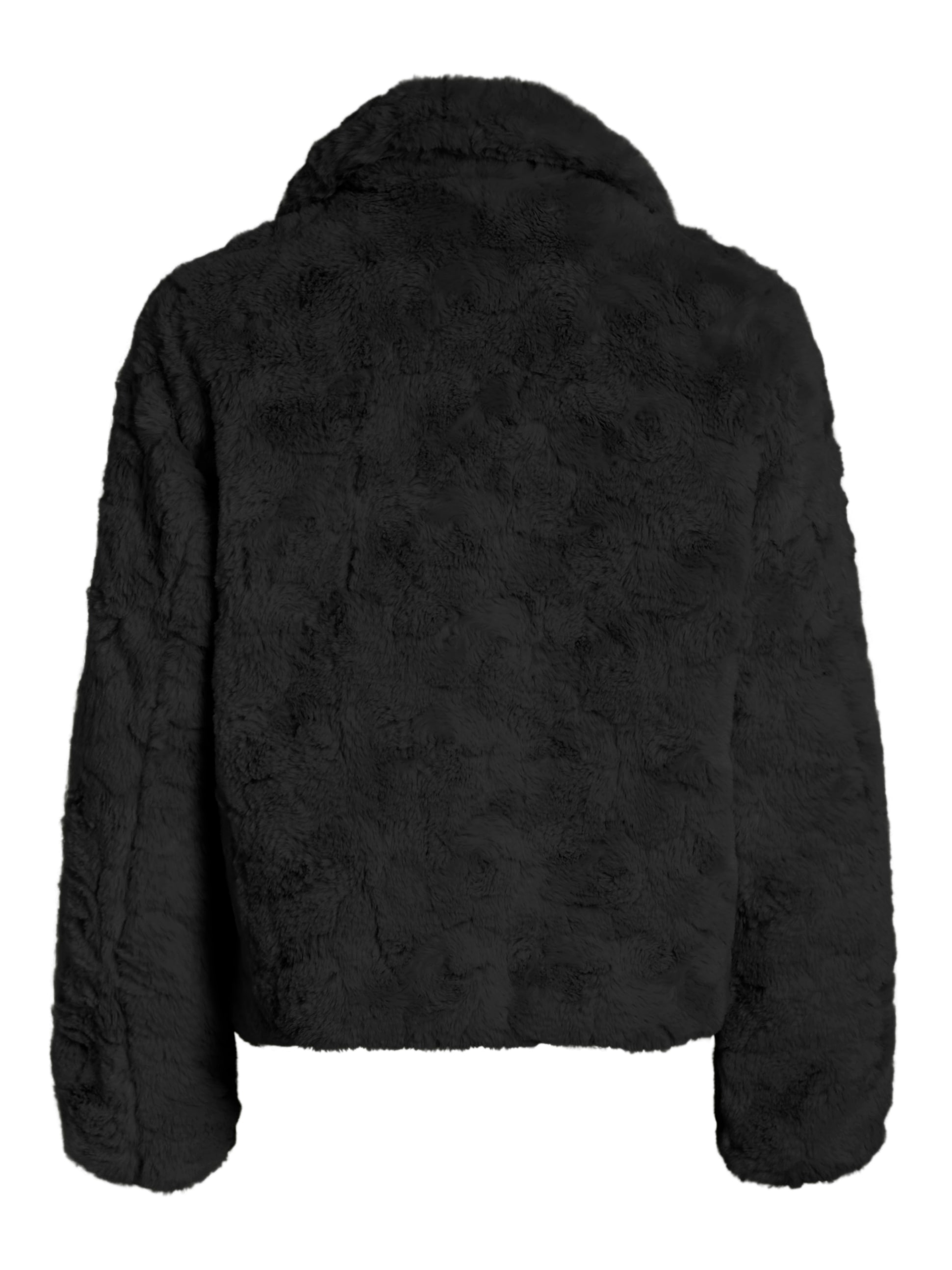 Vila Fellimitatjacke »VIDORTE L/S JACKET/PB« ohne Kapuze