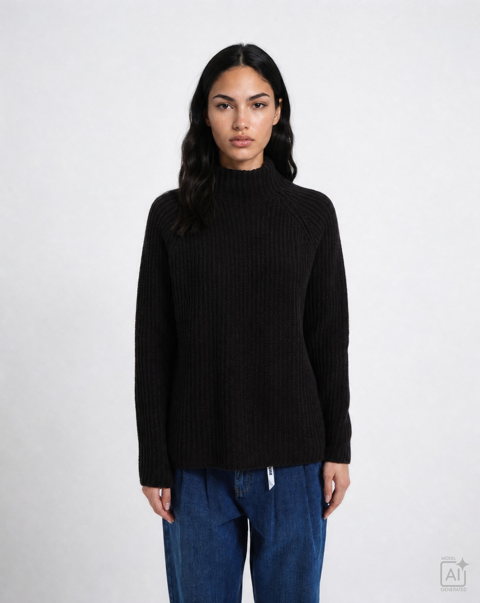 Smith & Soul Pull en laine mit Stehkragen