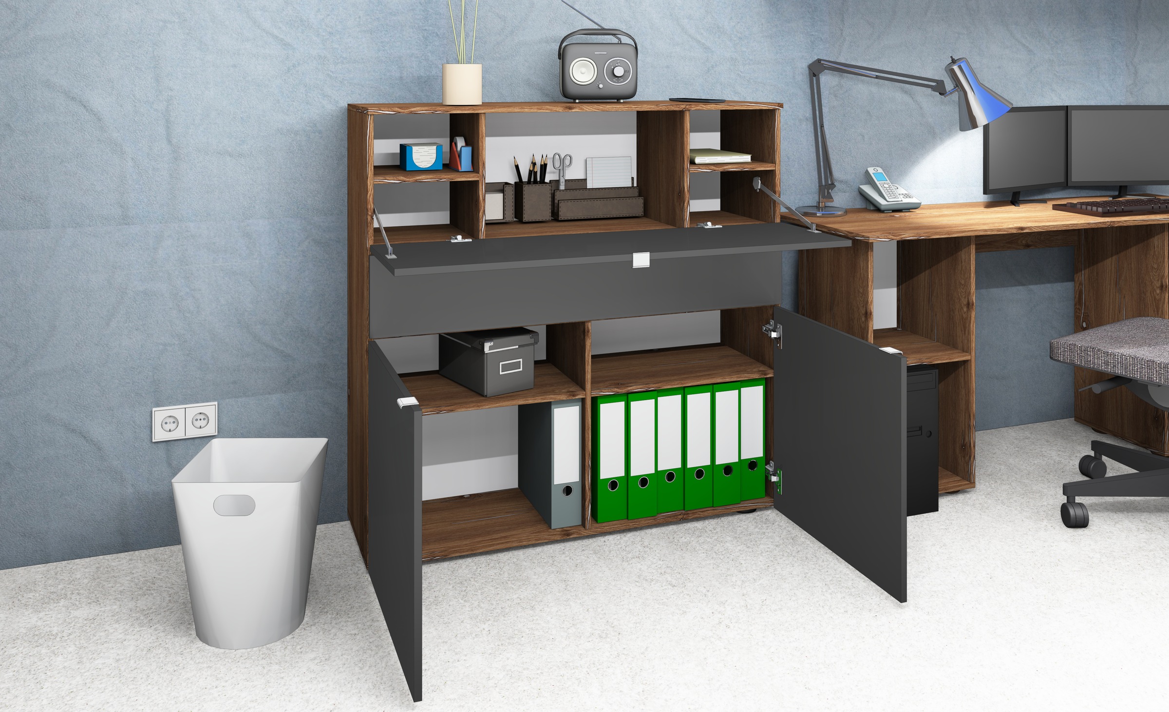 borchardt Möbel Secrétaire »Dolly« platzsparend, Home-Office-Schreibtisch, Breite 110 cm, Made in Germany