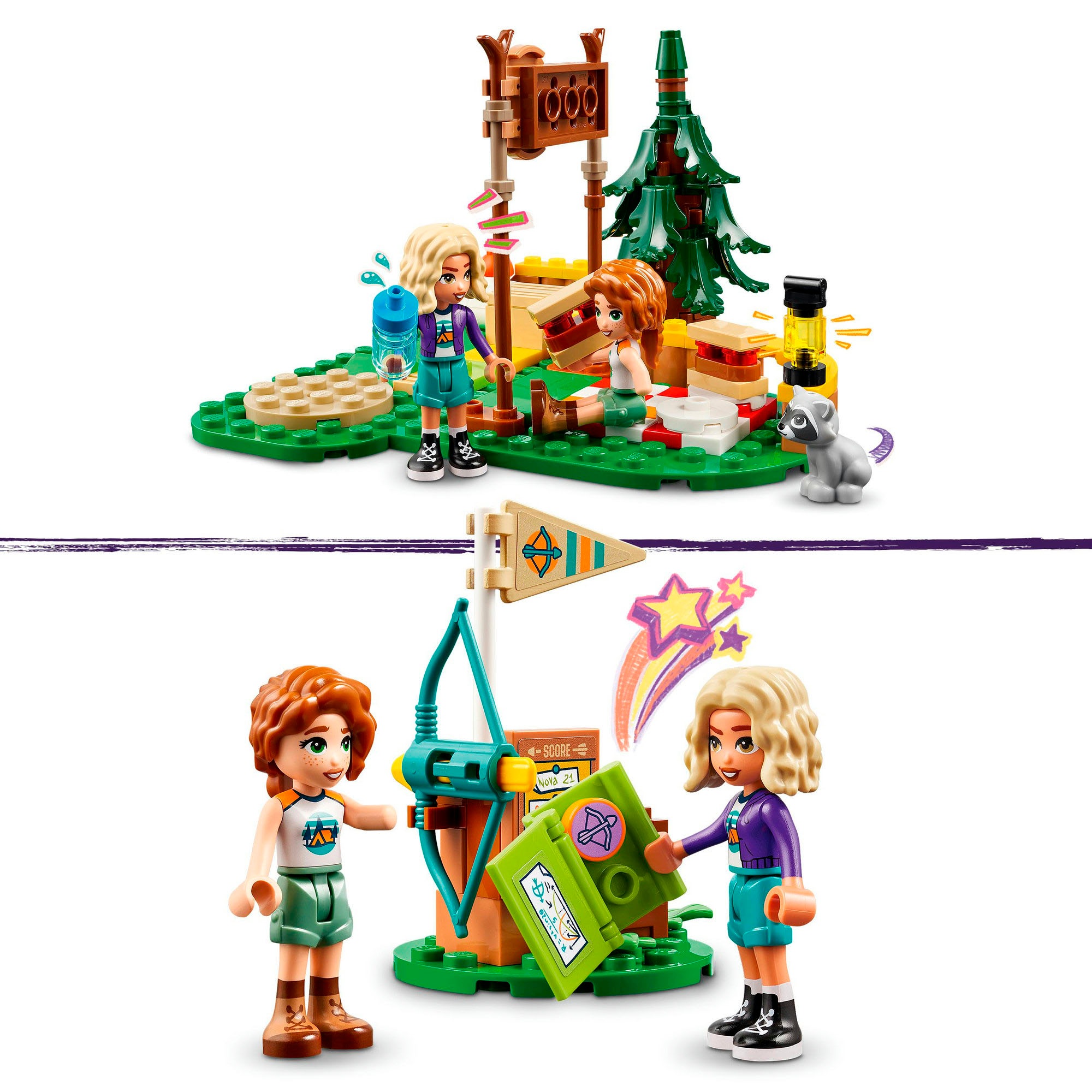 LEGO® Pions de construction »Bogenschiessen im Abenteuercamp (42622), LEGO Friends« Made in Europe