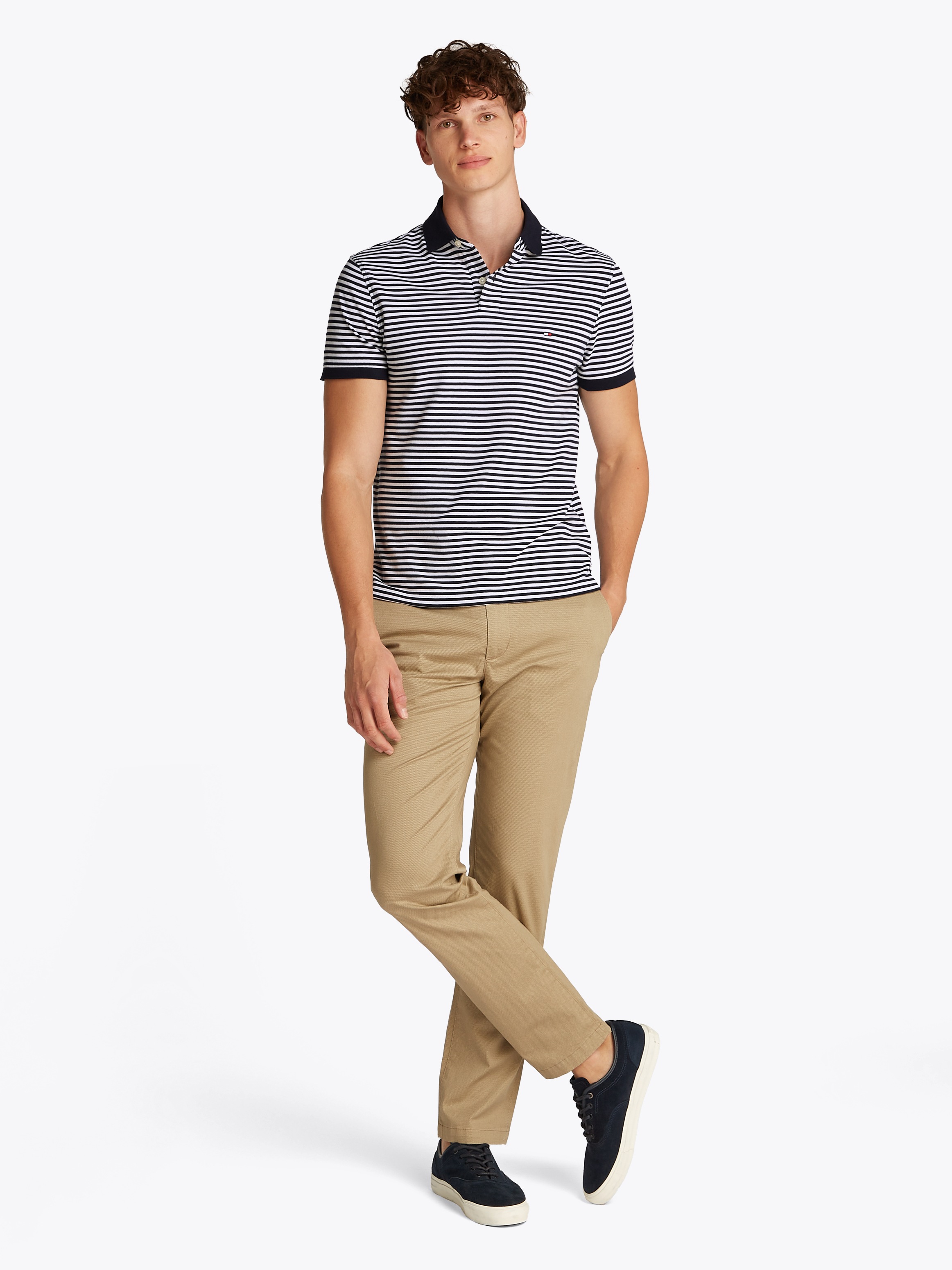 Tommy Hilfiger Polo »1985 REGULAR POLO« fein gestreift