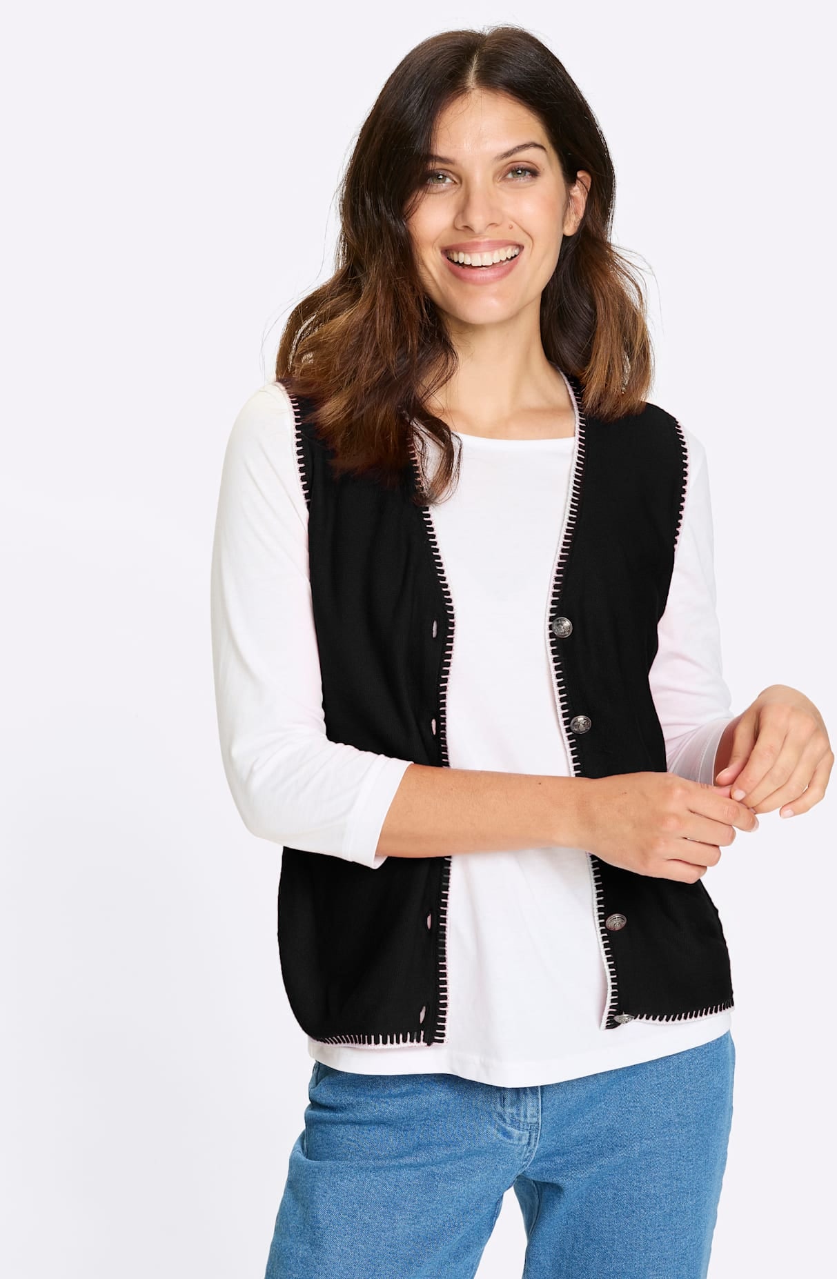 Classic Basics Gilet tricoté