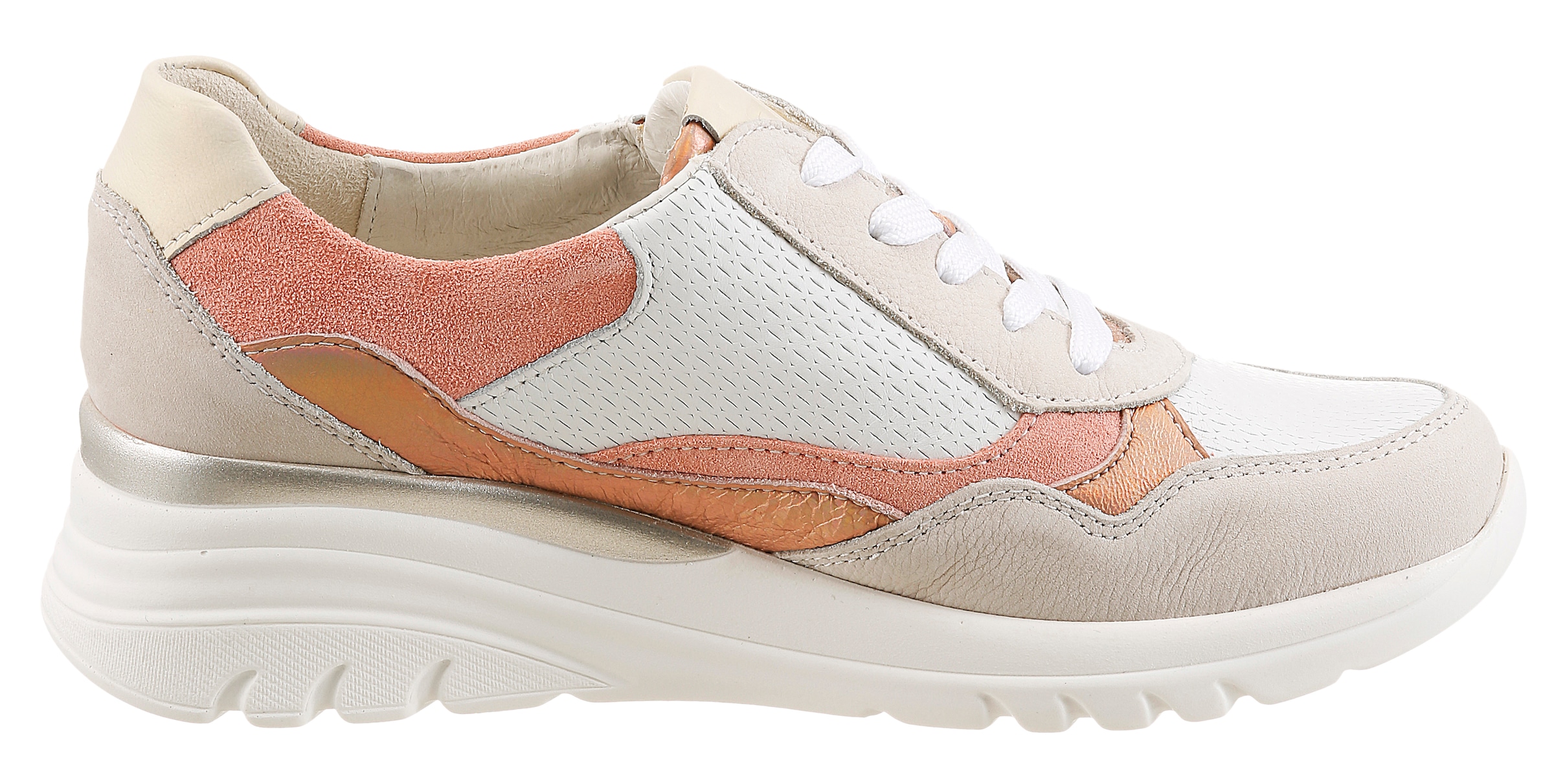 Waldläufer Baskets compensées »H-CARLA«  chaussure à lacets, chaussure basse, chaussure de loisir avec fermeture éclair