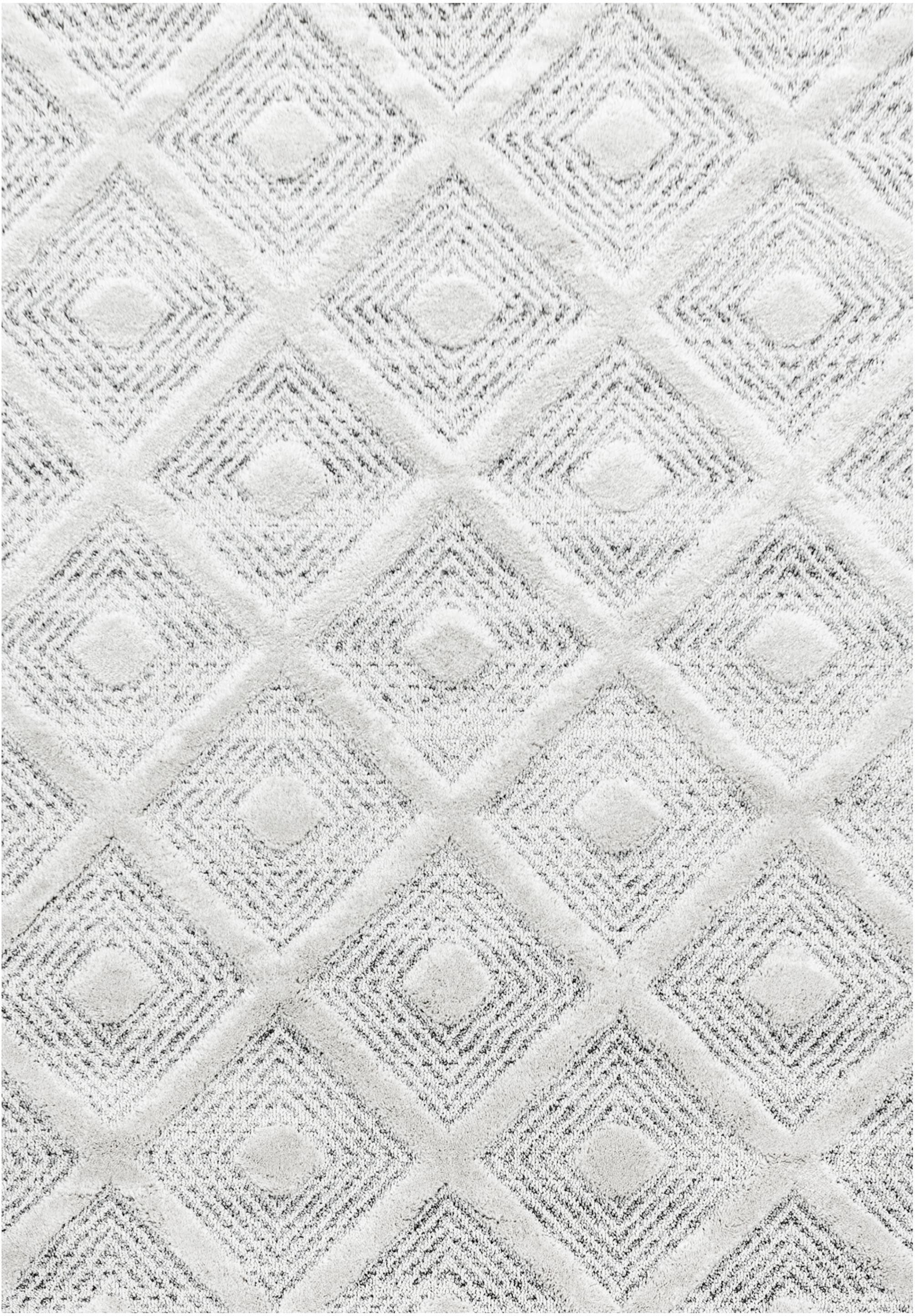 Ayyildiz Teppiche Teppich »PISA 4707« rechteckig 20 mm Höhe Läufer, rund, Hoch Tief Struktur, Wohnzimmer,Schlafzimmer