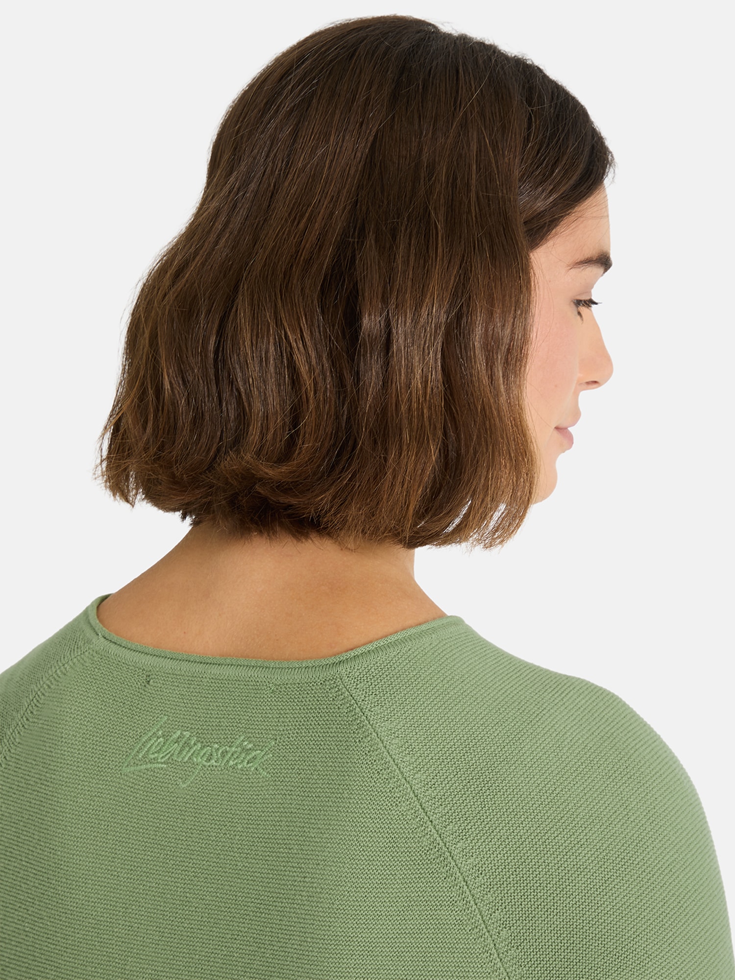 Lieblingsstück Kurzarmpullover »KleraEP« Halbarm mit Rundhals, unifarben