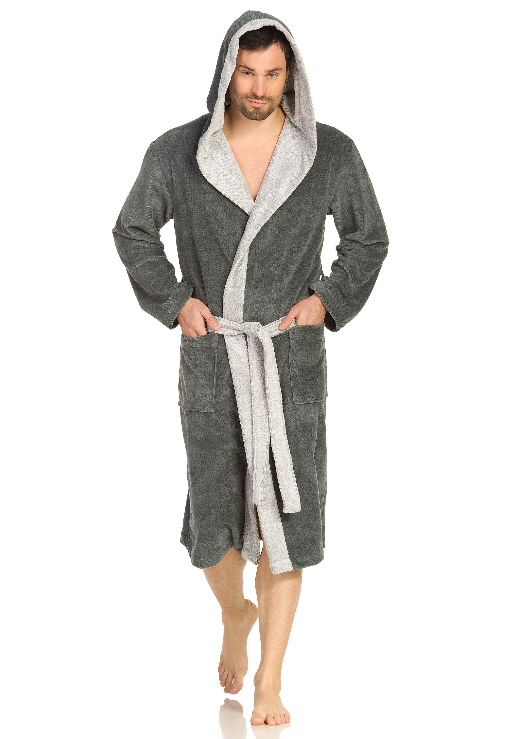 Vossen Bademantel »Poppy, ideal für Sauna & Spa, Hotelbademantel, Morgenmantel« 1 Stk. Doubleface Optik