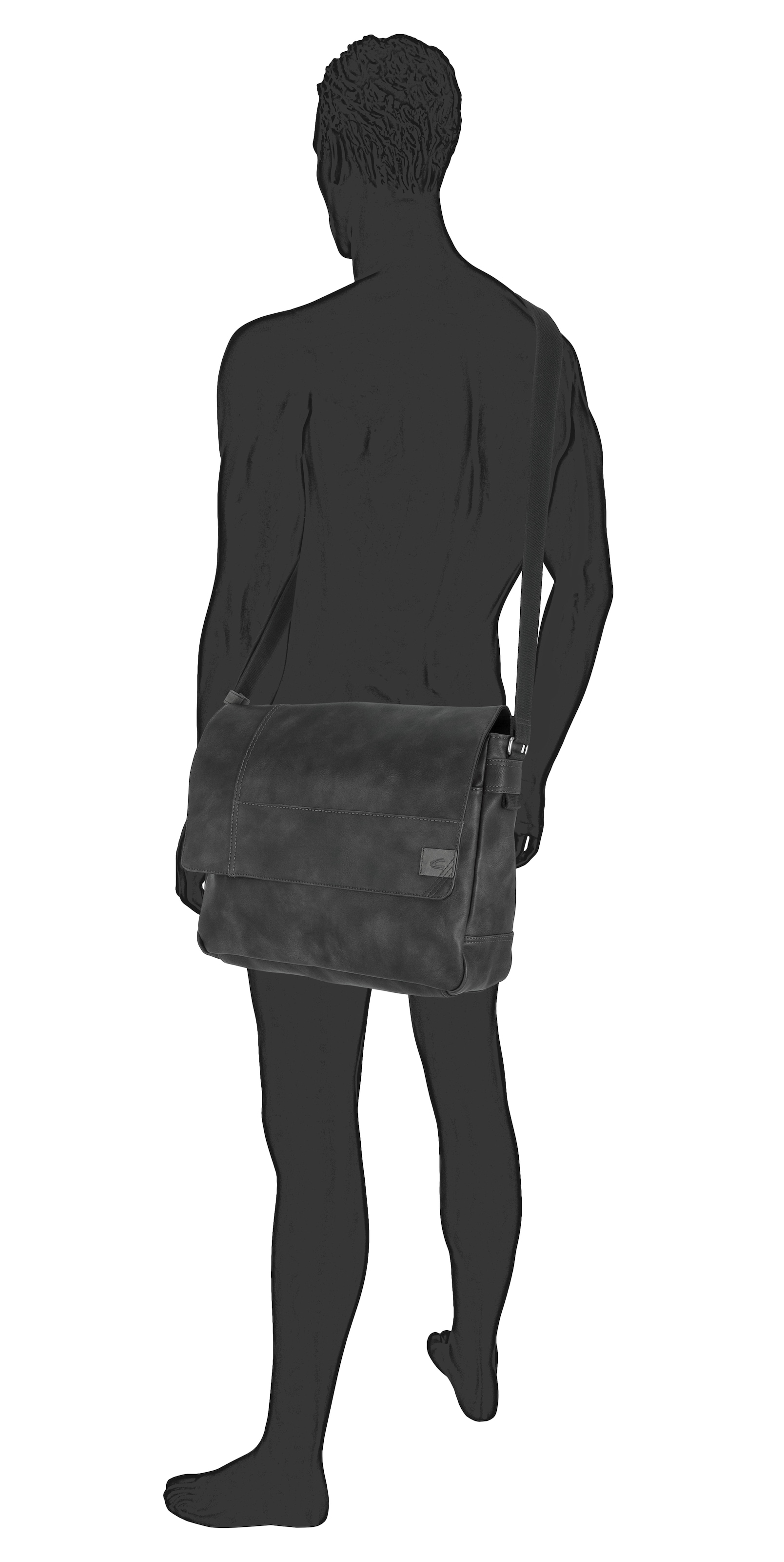 camel active Sac de messager »Laos« funktionaler Begleiter mit sportlichen Details ideal für den Alltag