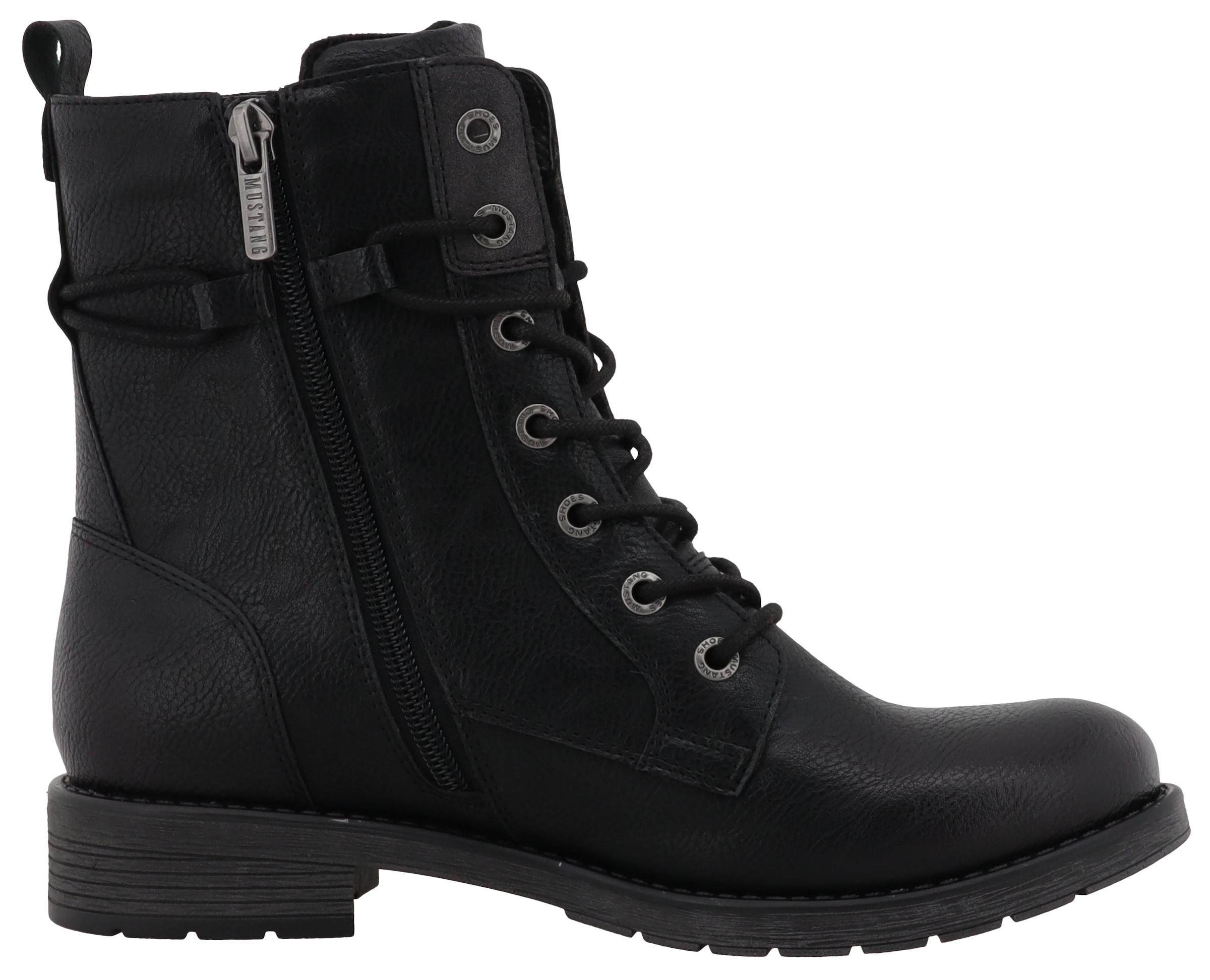 Mustang Shoes Bottes d'hiver »Elfi«  bottes d’hiver avec fermeture éclair et laçage marqué