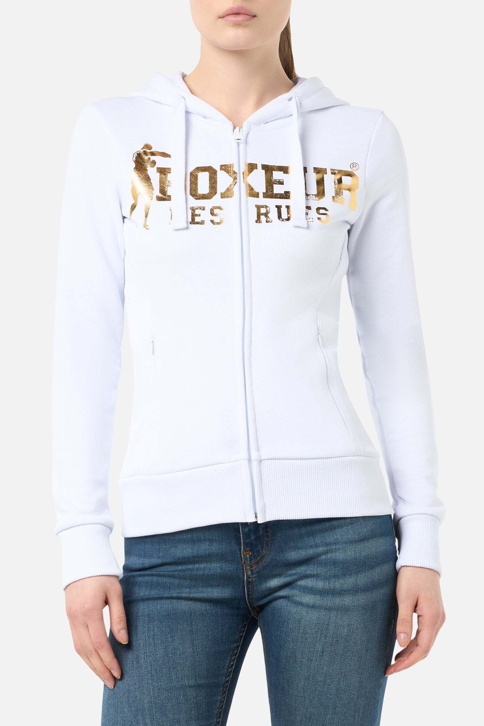 BOXEUR DES RUES Sweatjacke »BOXEUR DES RUES Sweatjacke Basic Logo Full Zip«