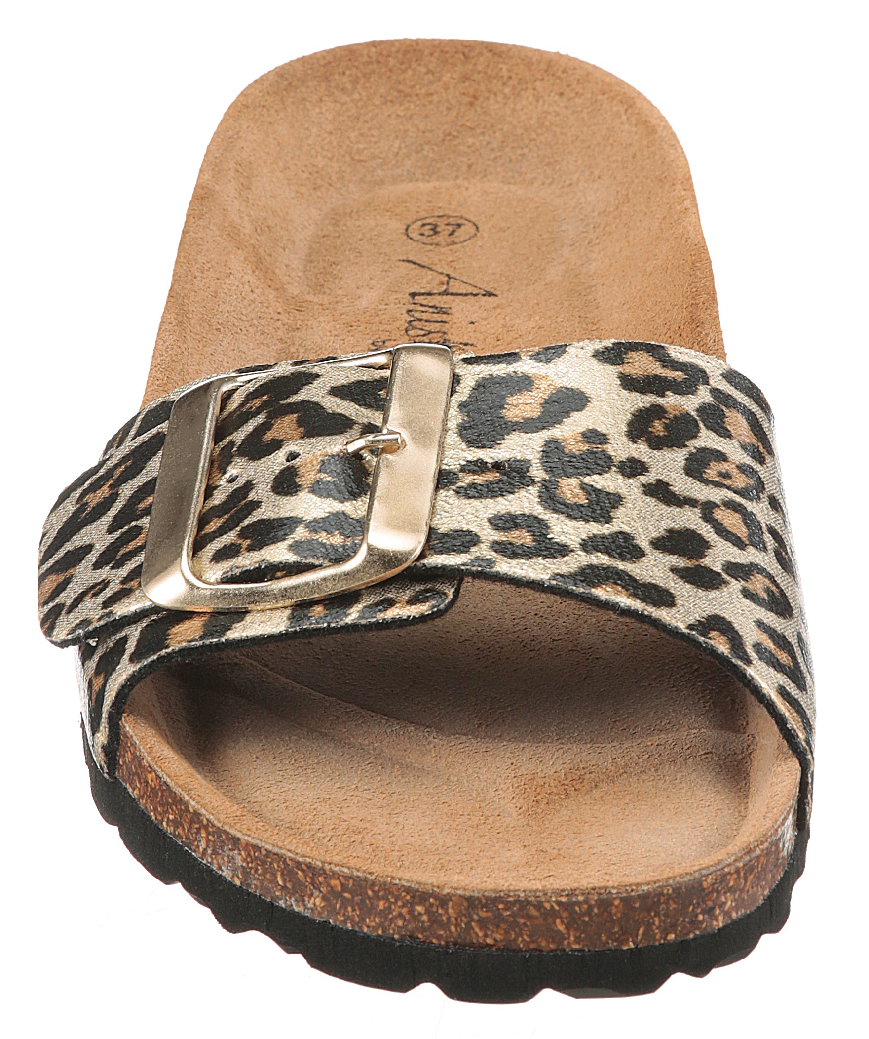 Aniston SHOES Pantolette  , Strandschuh, Sommerschuh, Urlaubschuh, leo - NEUE KOLLEKTION