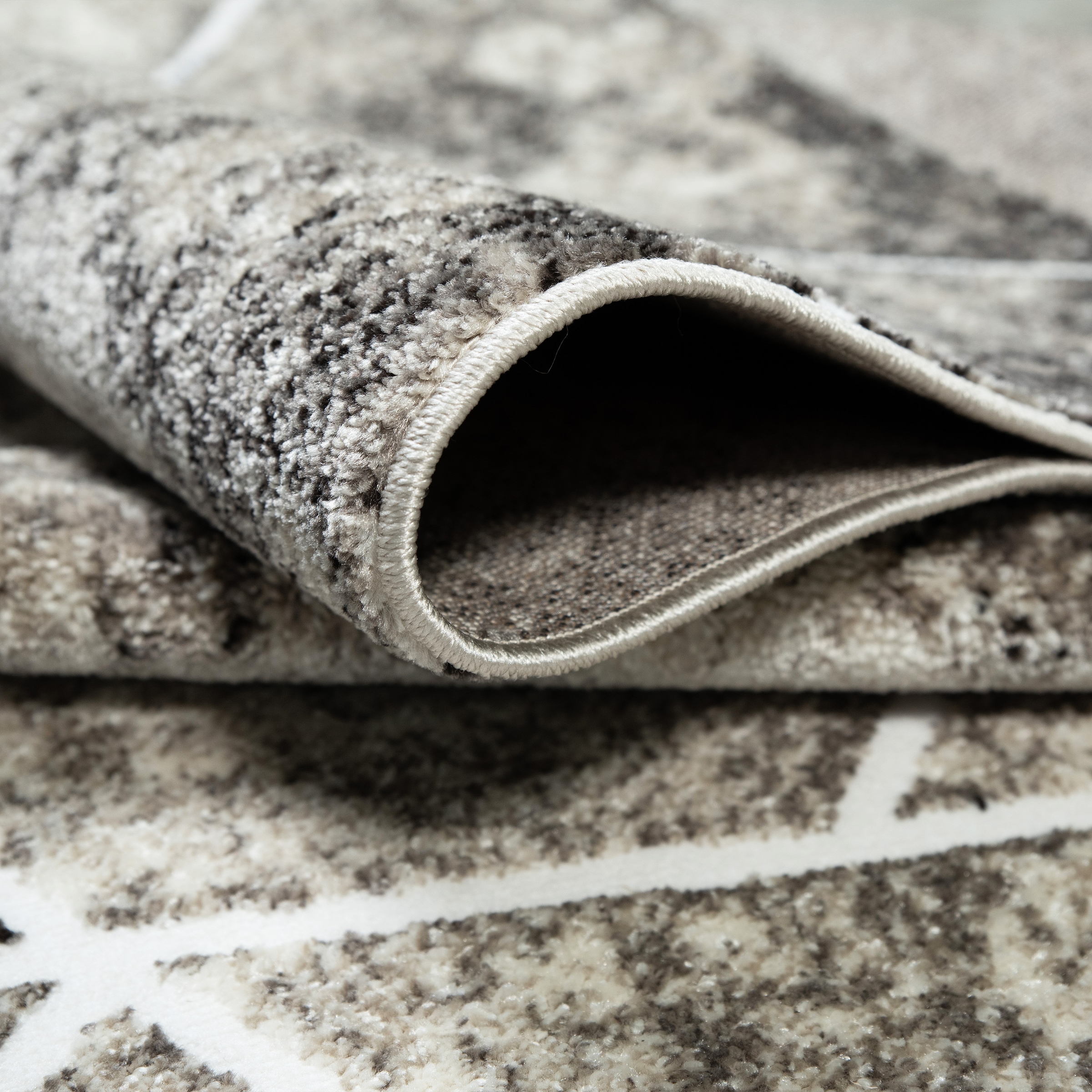 my home Teppich »Kimly, geometrisches Design in 3D-Optik« rechteckig 9 mm Höhe mit besonders weichem Flor, Kurzflor, modernes Design