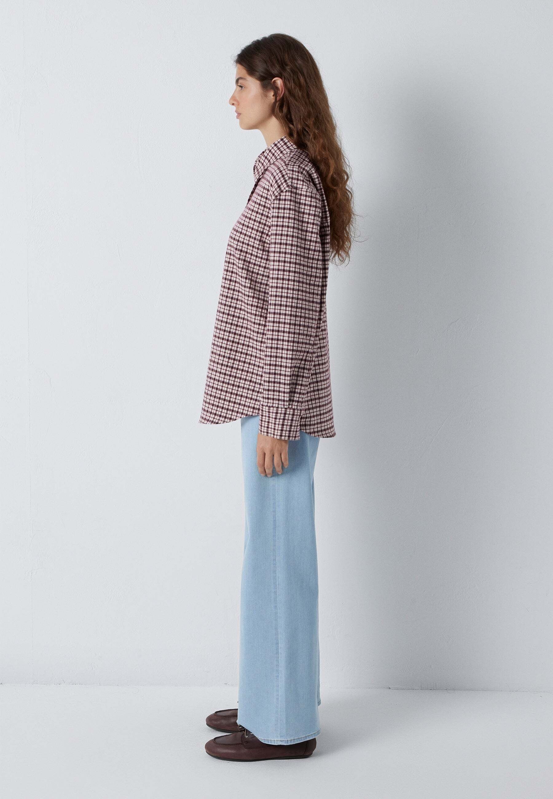 Mavi Blouse à manches longues »Mavi Langarmbluse Check«